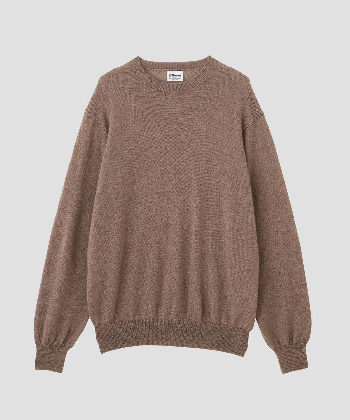 [別注] Yonetomi / [UNISEX] SUPER KID MOHAIR COTTON KNIT CREWNECK