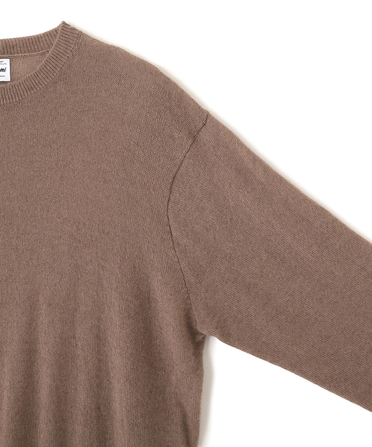 [別注] Yonetomi / [UNISEX] SUPER KID MOHAIR COTTON KNIT CREWNECK