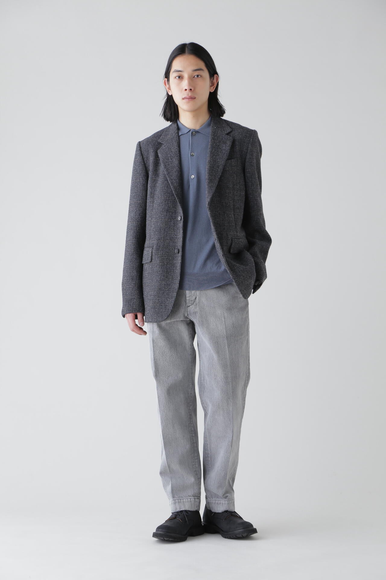 YLEVE / 13.5oz DENIM TROUSERS FADE