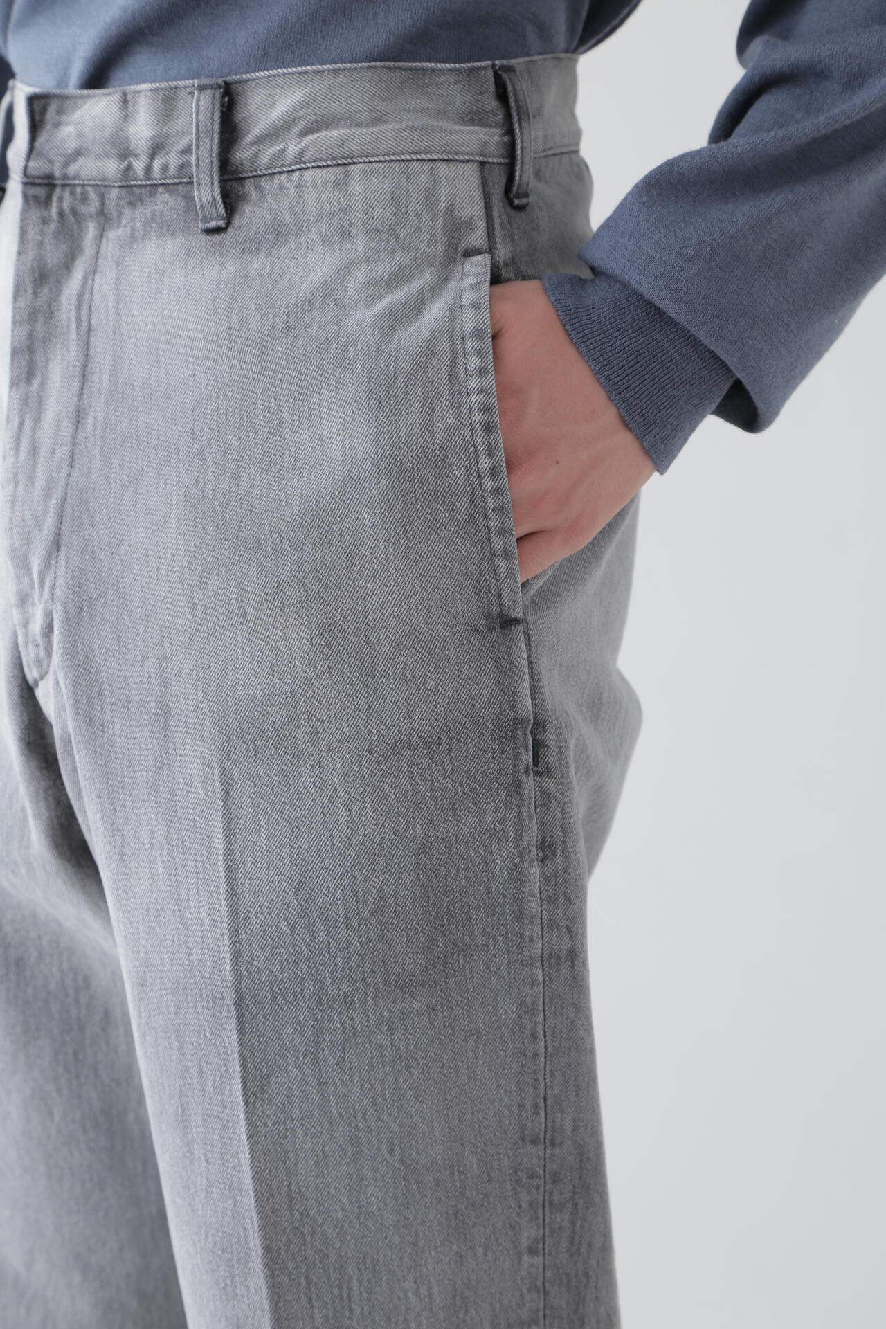 YLEVE / 13.5oz DENIM TROUSERS FADE