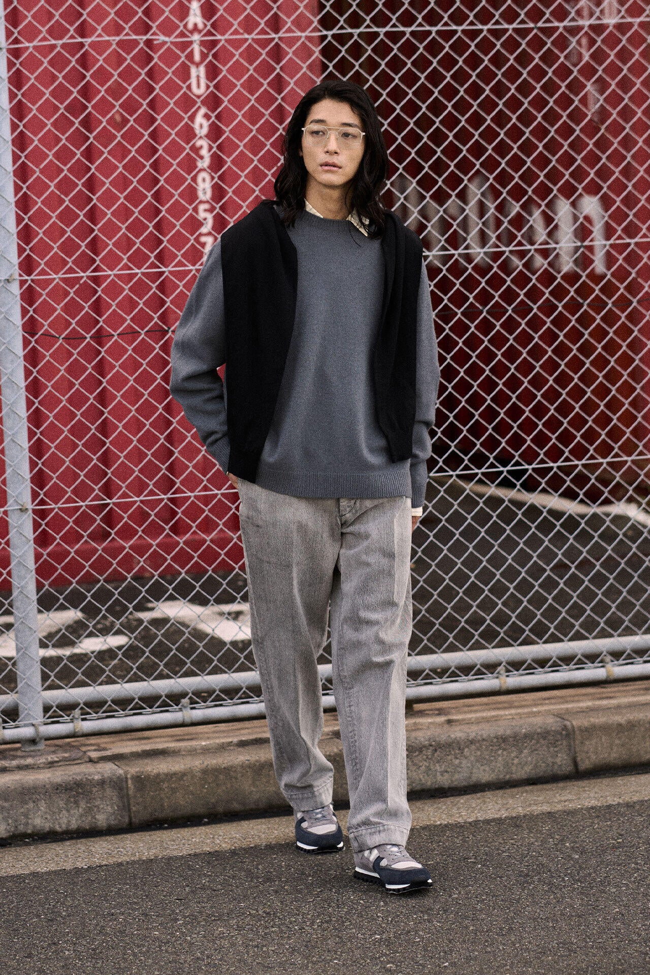YLEVE / 13.5oz DENIM TROUSERS FADE