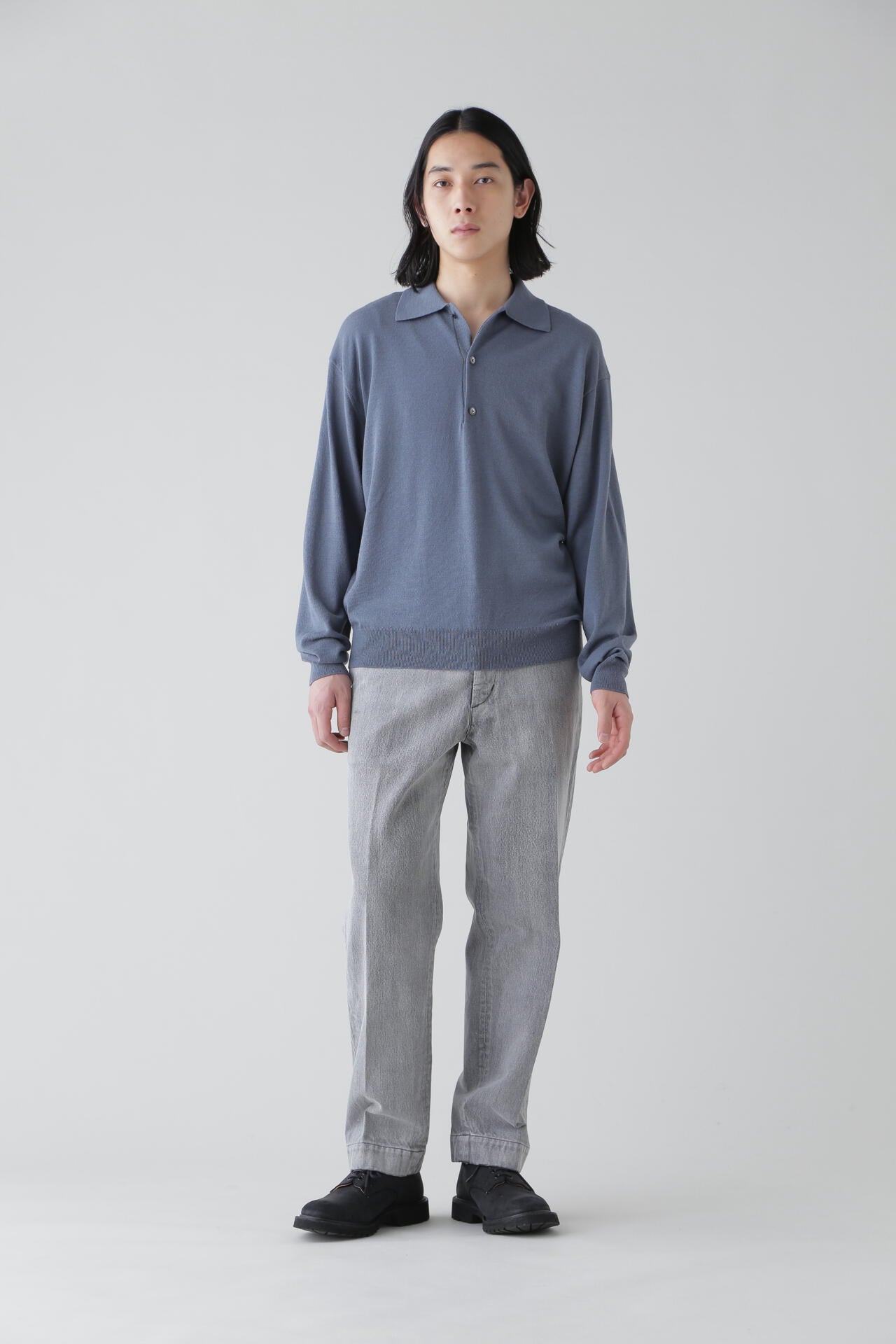 YLEVE / 13.5oz DENIM TROUSERS FADE