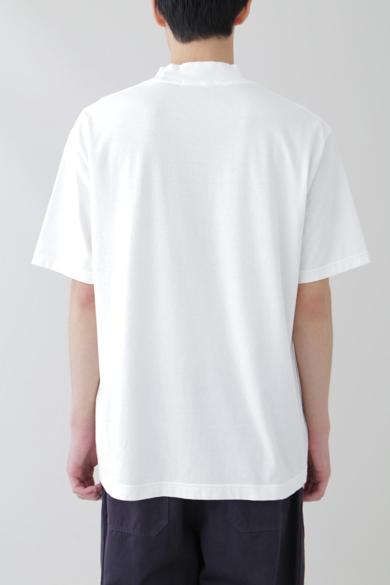 Ｙ / ORGANIC COTTON JERSEY MOCK NECK S/S T