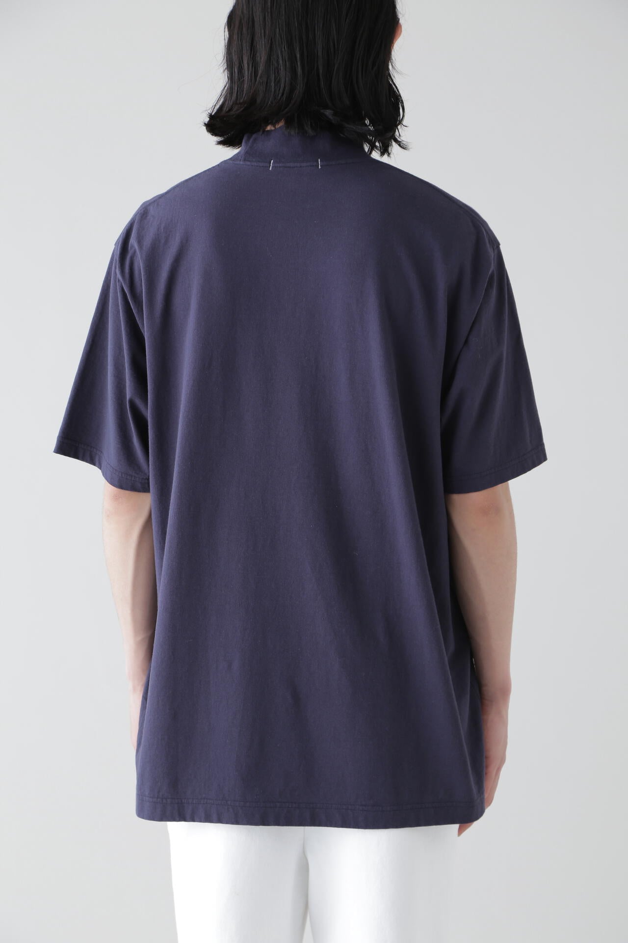 Ｙ / ORGANIC COTTON JERSEY MOCK NECK S/S T