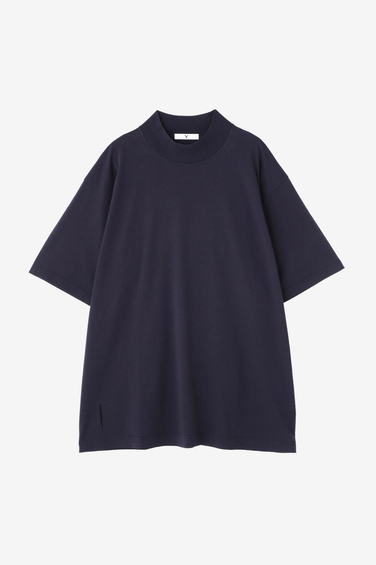 Ｙ / ORGANIC COTTON JERSEY MOCK NECK S/S T