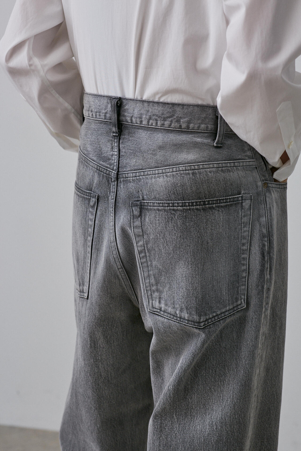YLEVE / 13.5oz DENIM BAGGY FADE