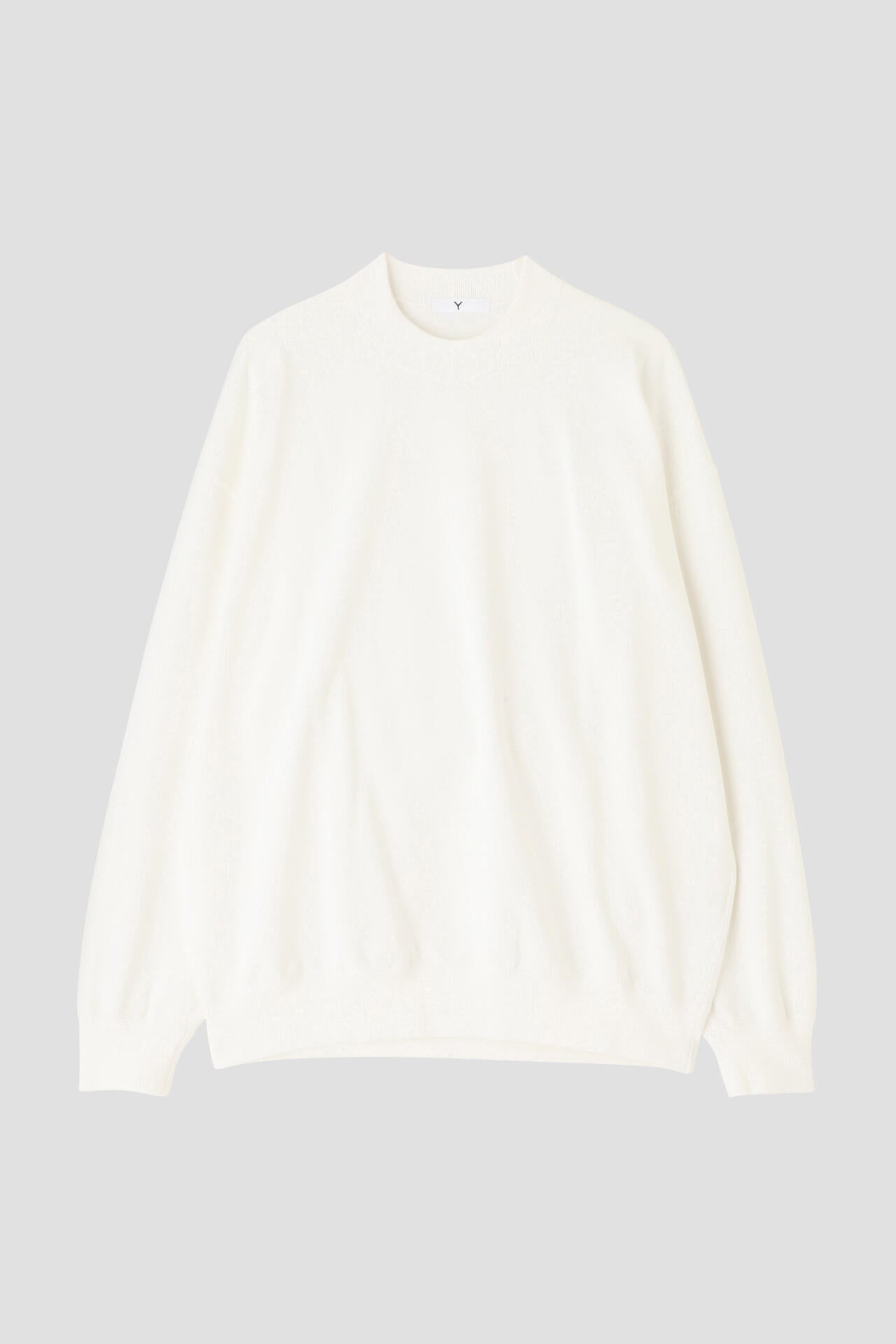 Ｙ / ORGANIC COTTON BLEND HEAVY WEIGHT FLEECE CREW NECK