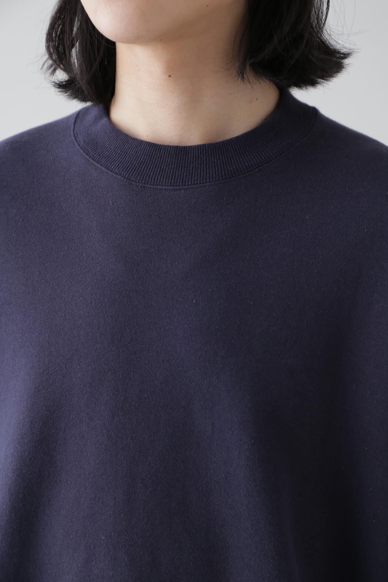 Ｙ / ORGANIC COTTON BLEND HEAVY WEIGHT FLEECE CREW NECK