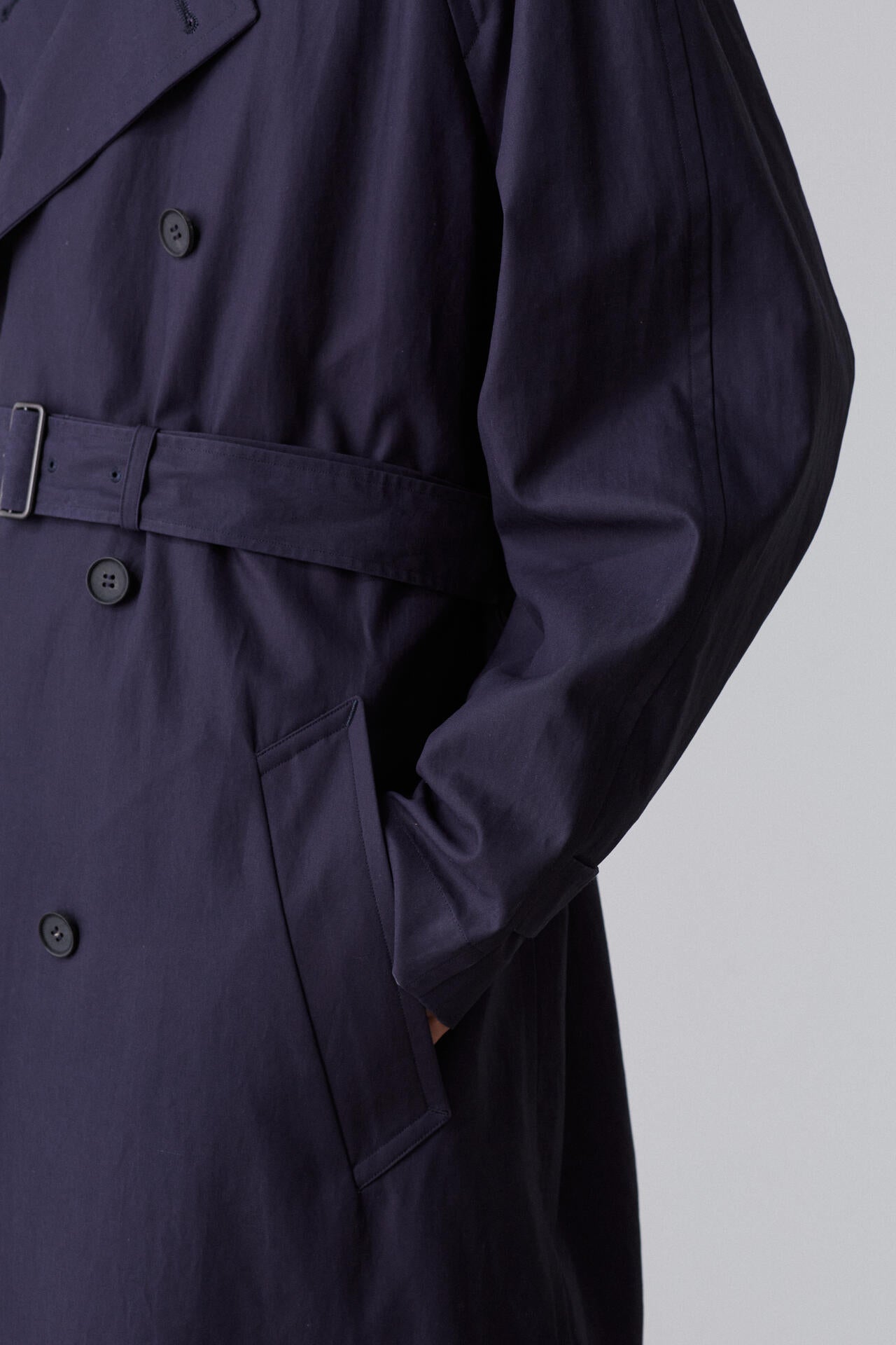 YLEVE / HIGHDENSITY COTTON BROAD LINER COAT