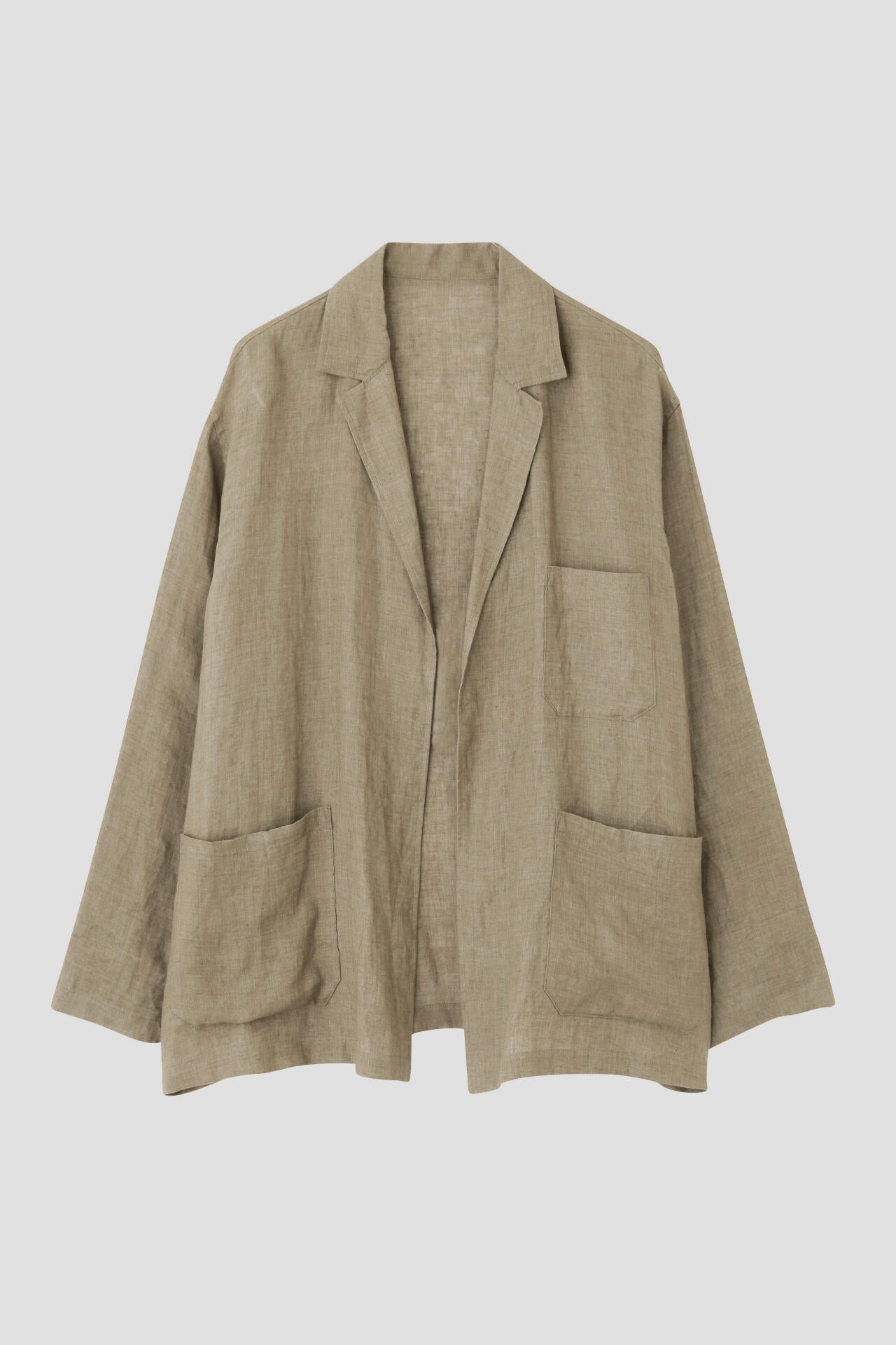 YLEVE / LINEN POPLIN JACKET