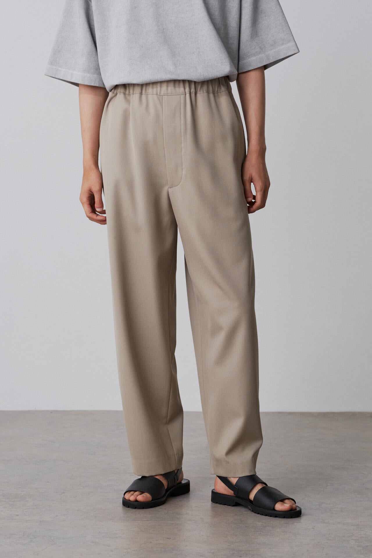 YLEVE / WOOL SURGE EASY TROUSERS