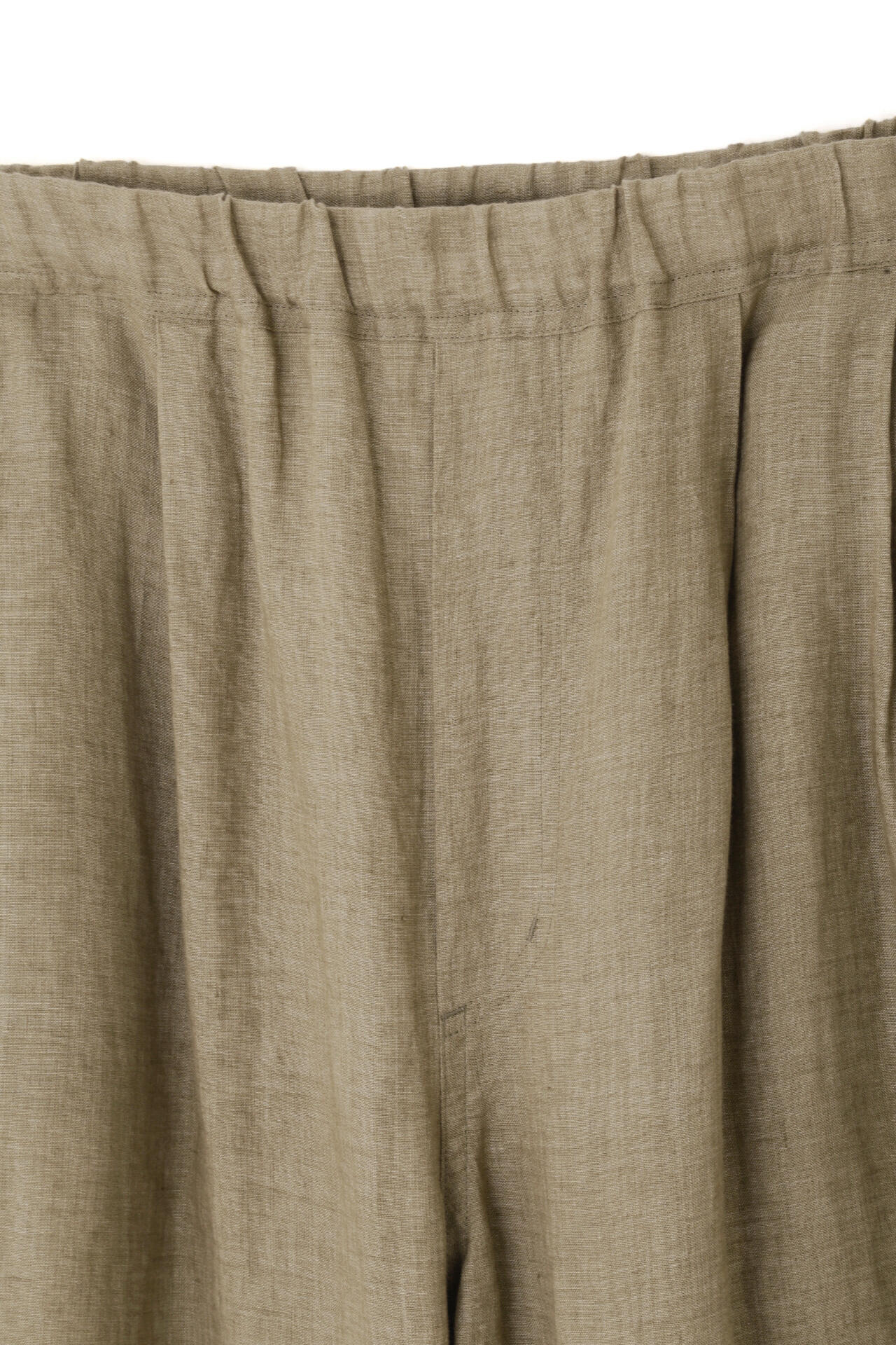 YLEVE / LINEN POPLIN TROUSERS