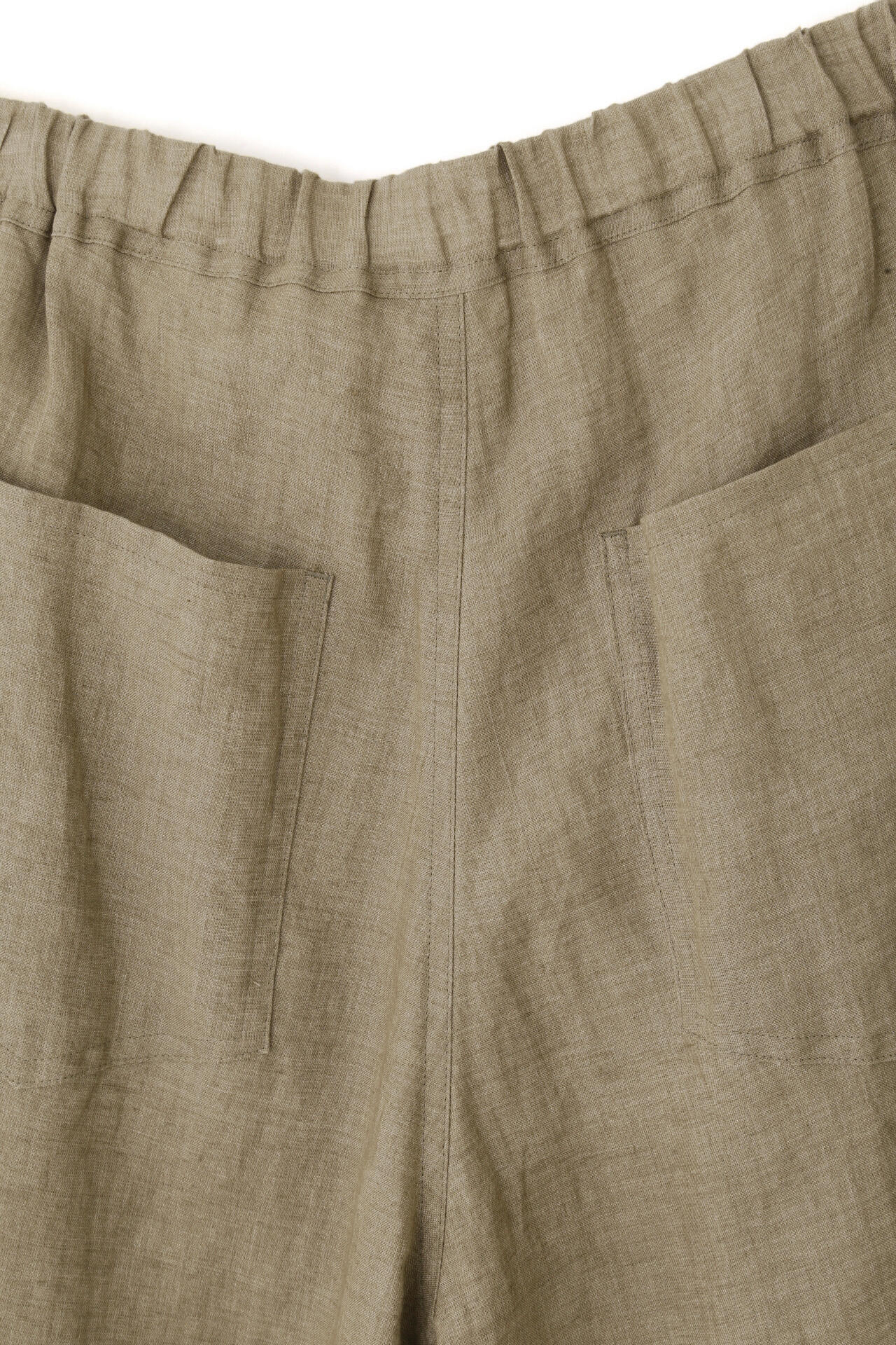 YLEVE / LINEN POPLIN TROUSERS