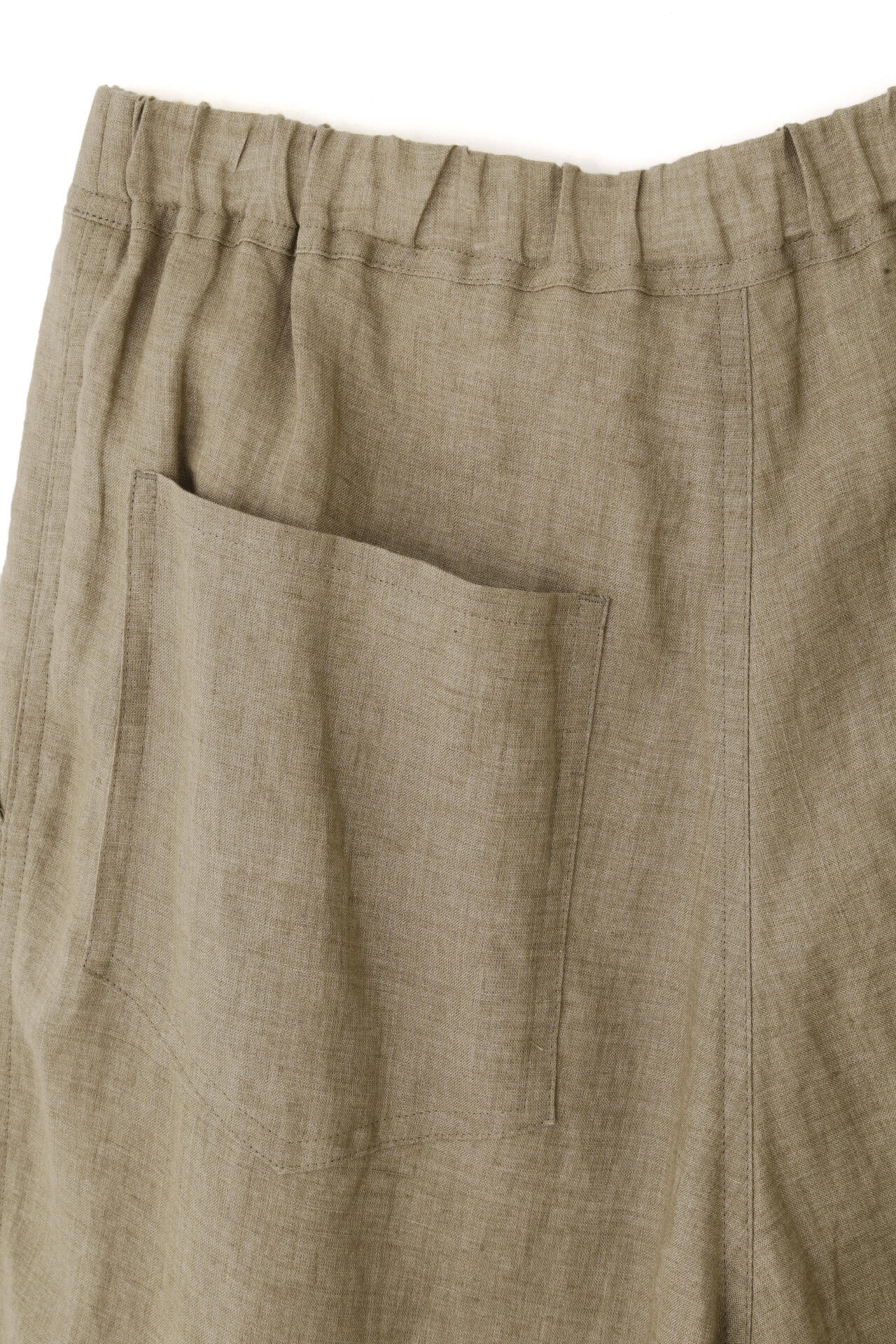 YLEVE / LINEN POPLIN TROUSERS