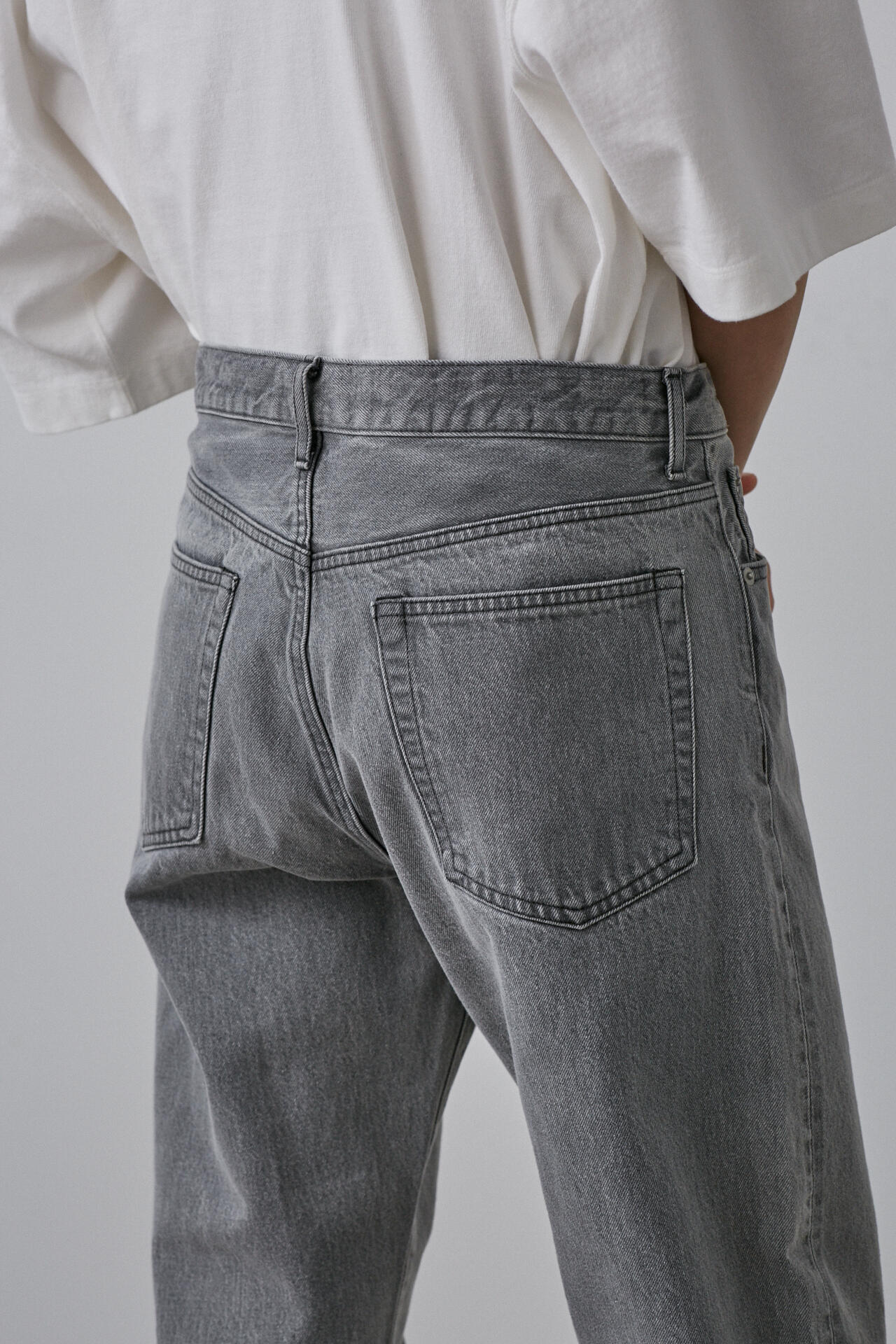 YLEVE / 13.5oz DENIM STRAIGHT FADE