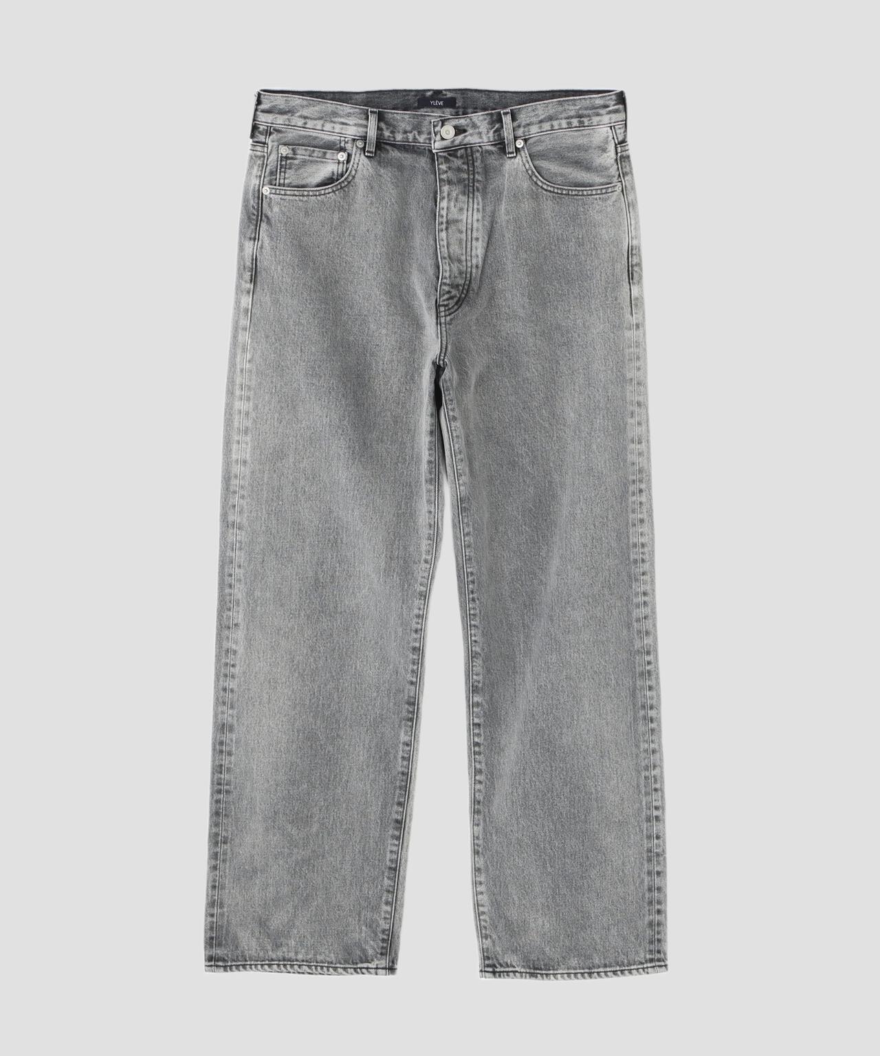 YLEVE / 13.5oz DENIM STRAIGHT FADE
