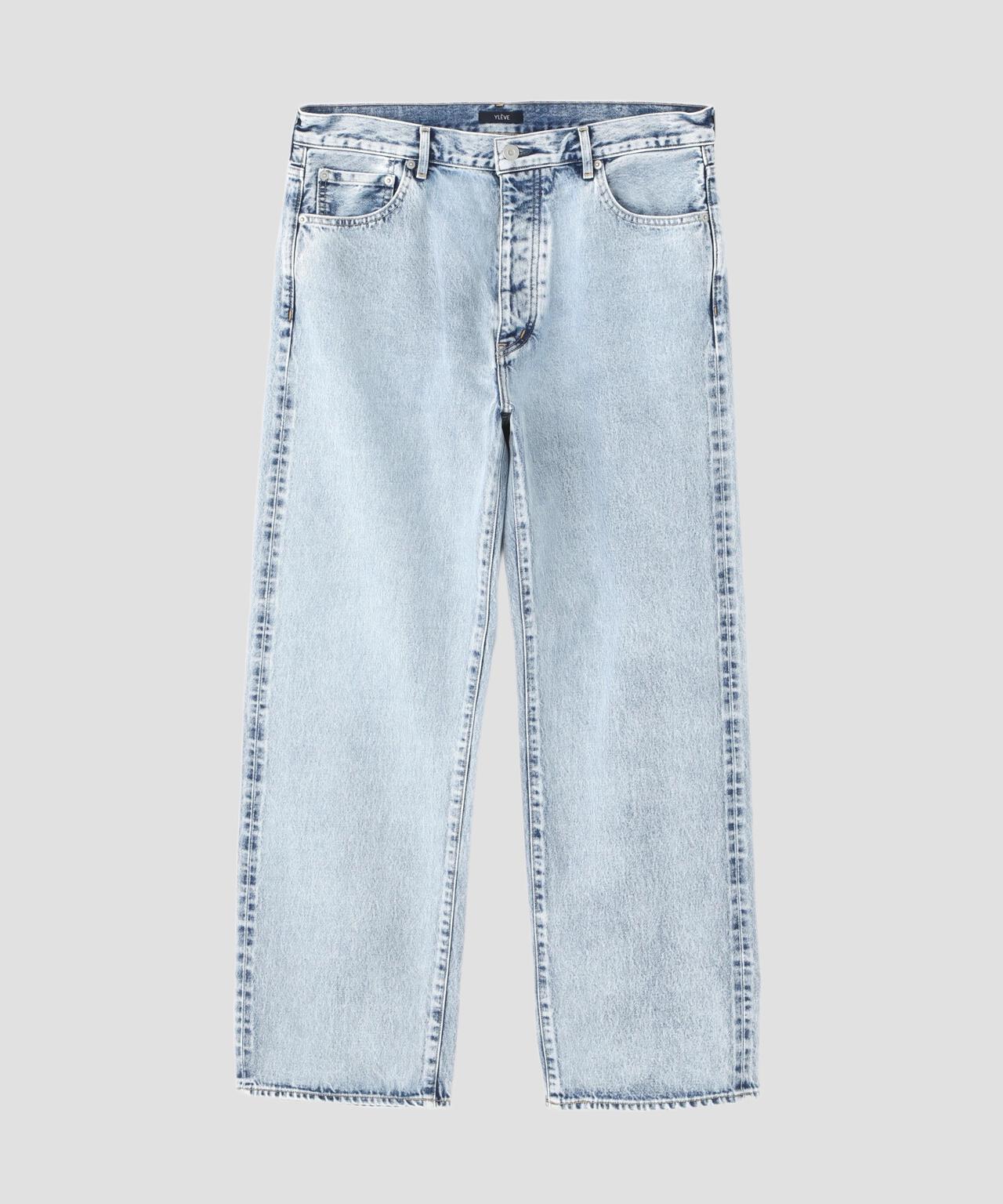 YLEVE / 13.5oz DENIM STRAIGHT FADE