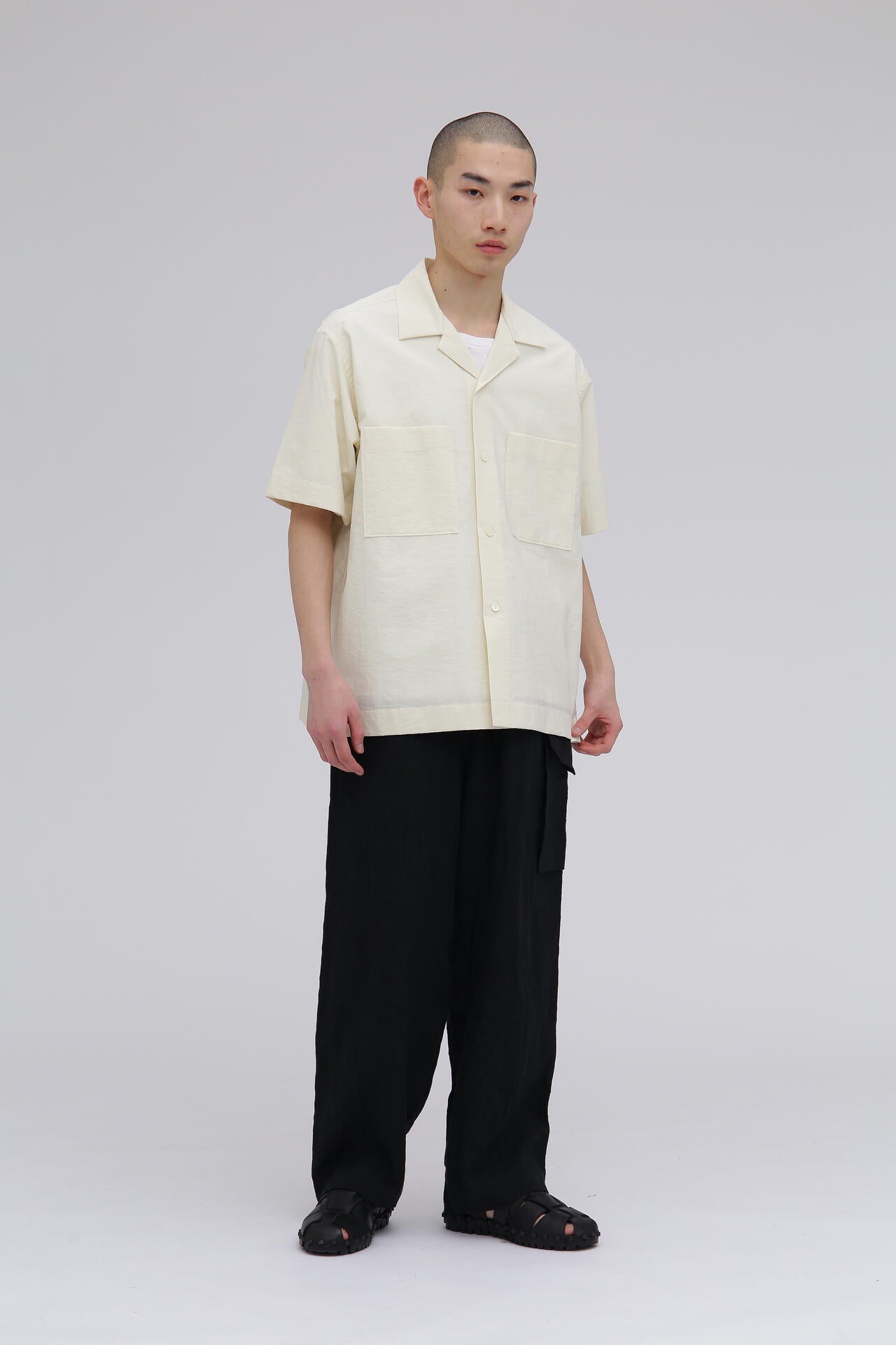 YLEVE / COTTON NYLON WASHER SHIRT