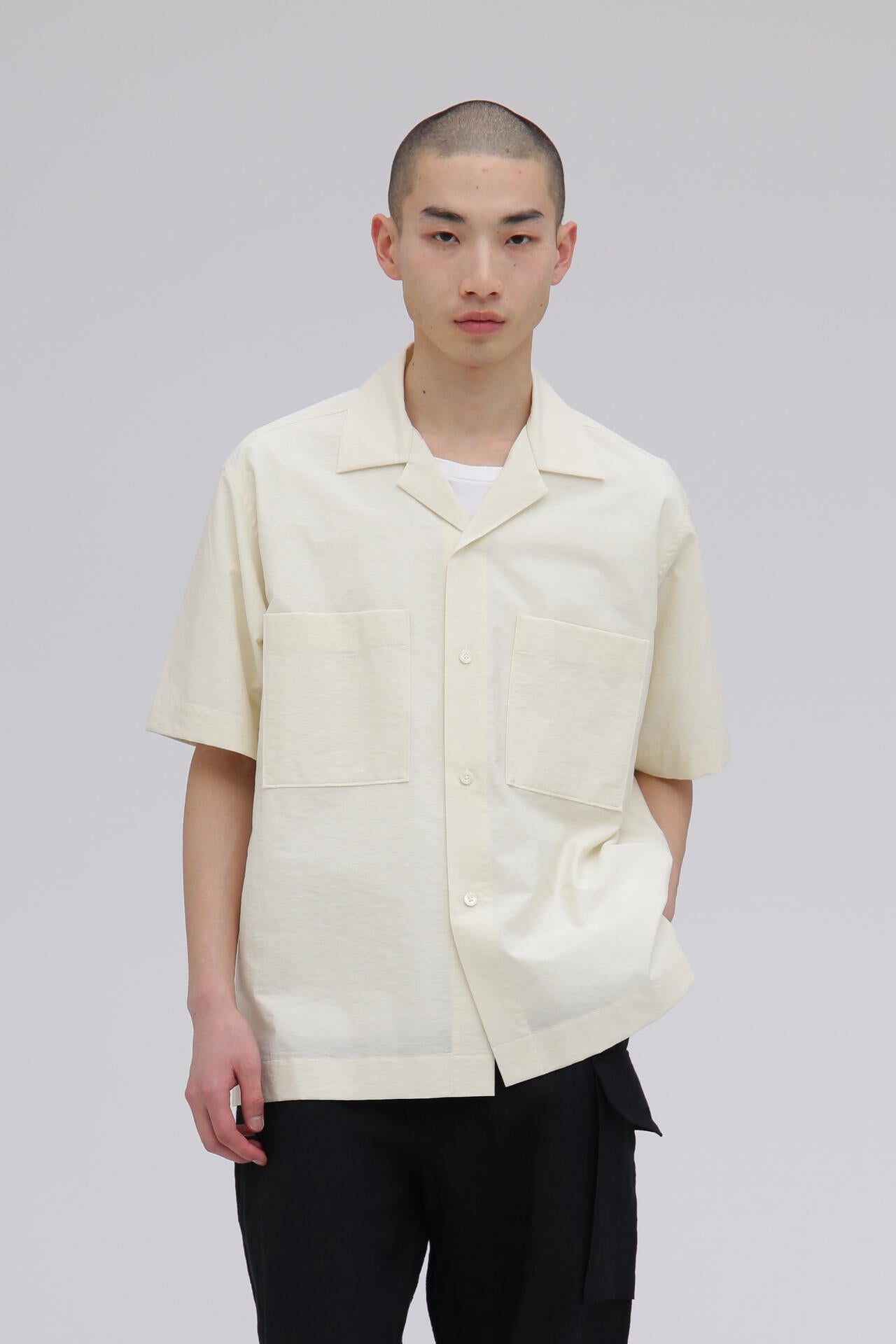 YLEVE / COTTON NYLON WASHER SHIRT
