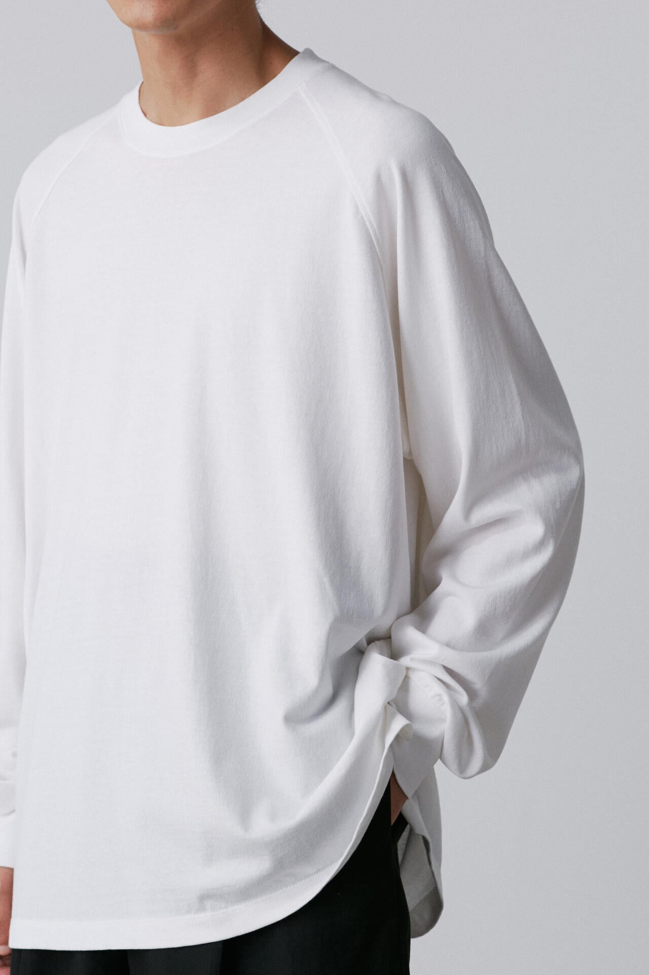 YLEVE / SUPIMA COTTON CUPRA LONG SLEEVE T‐SHIRT