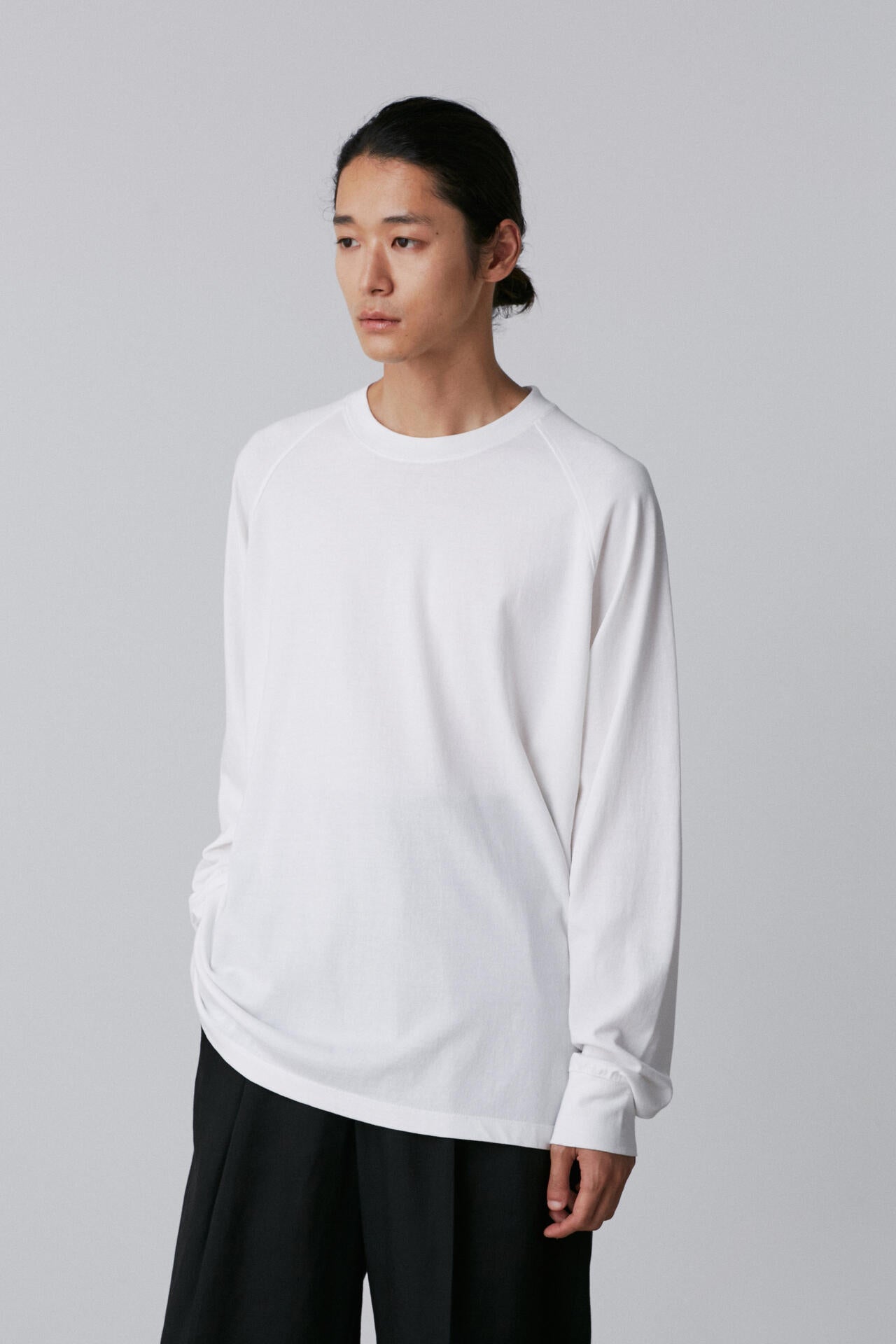YLEVE / SUPIMA COTTON CUPRA LONG SLEEVE T‐SHIRT