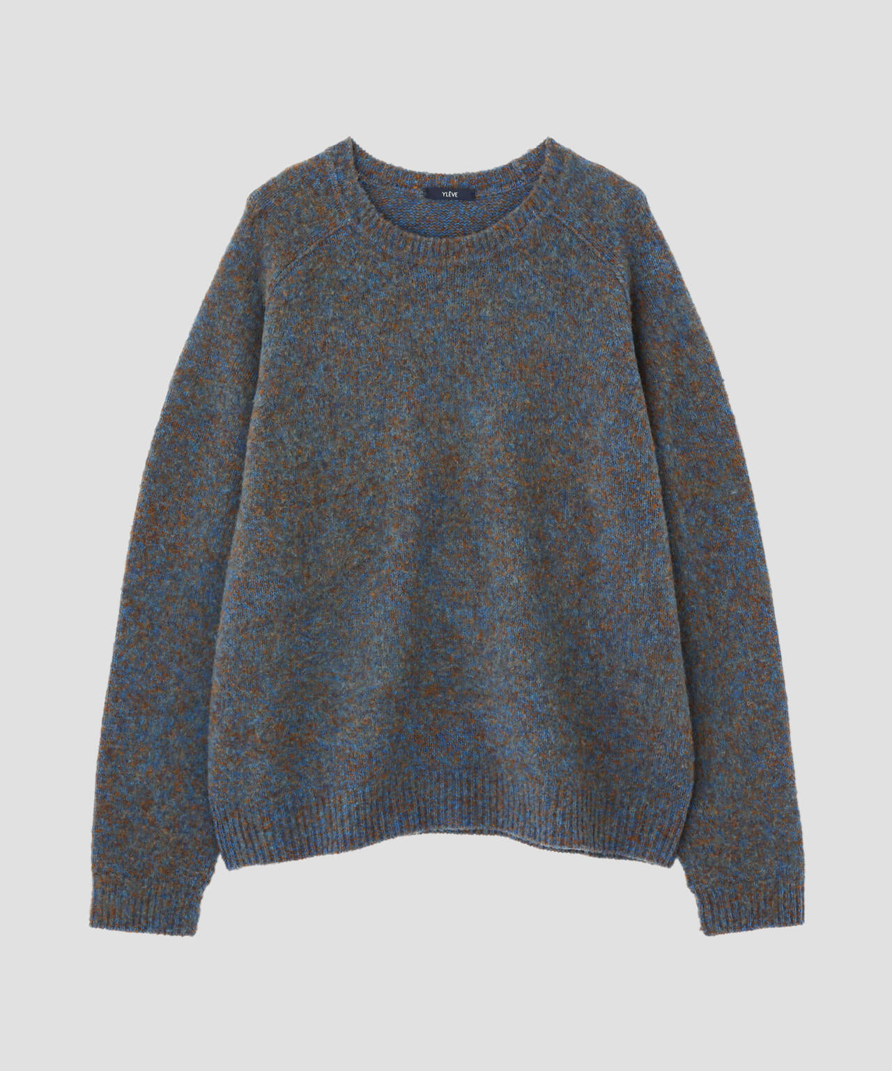YLEVE / ITARIAN MERINO WOOL MELANGE KNIT PULL OVER