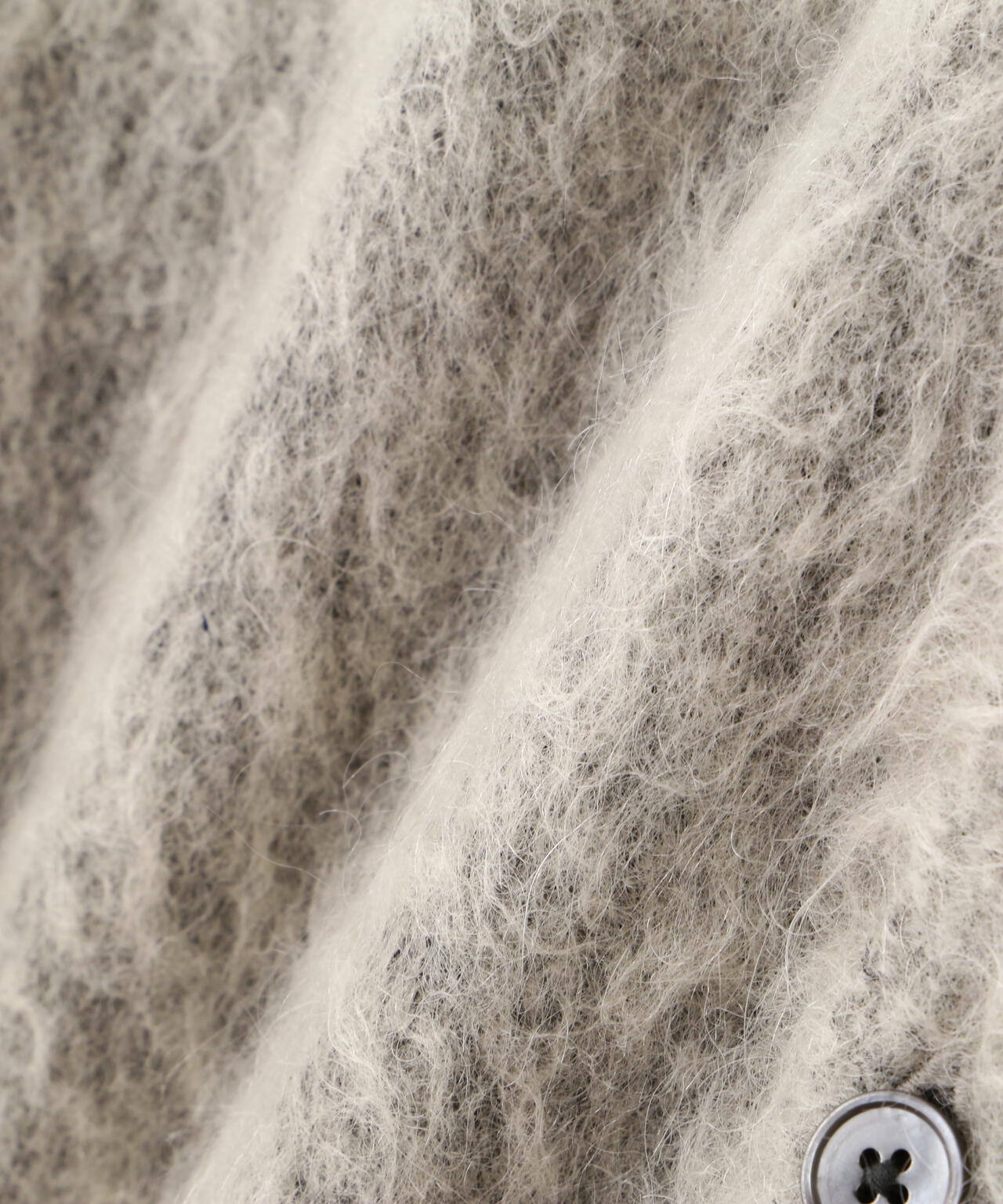 YLEVE / MOHAIR NAPPING KNIT CARDIGAN