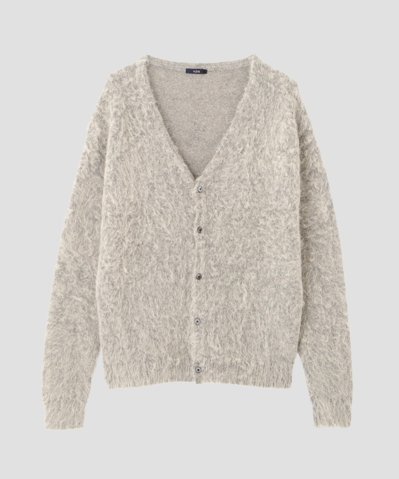 YLEVE / MOHAIR NAPPING KNIT CARDIGAN