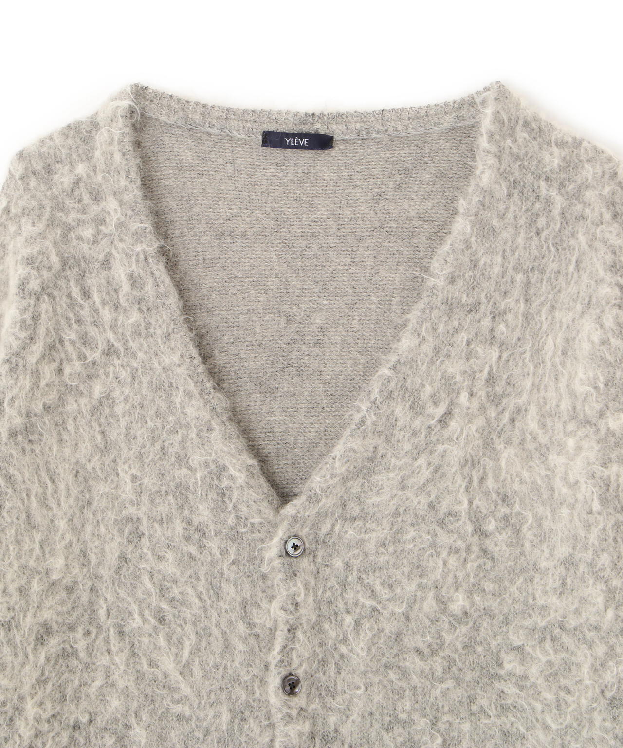 YLEVE / MOHAIR NAPPING KNIT CARDIGAN