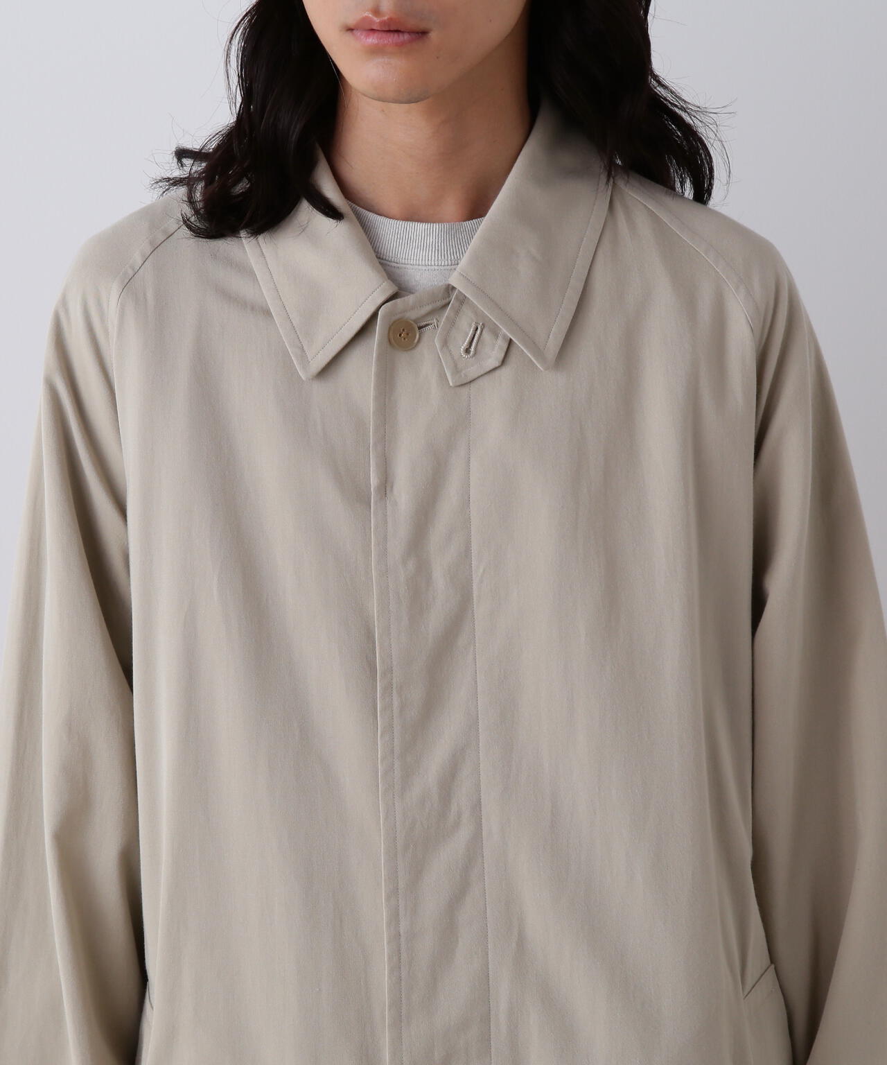 YLEVE / COTTON BREND CHAMBRAY COAT