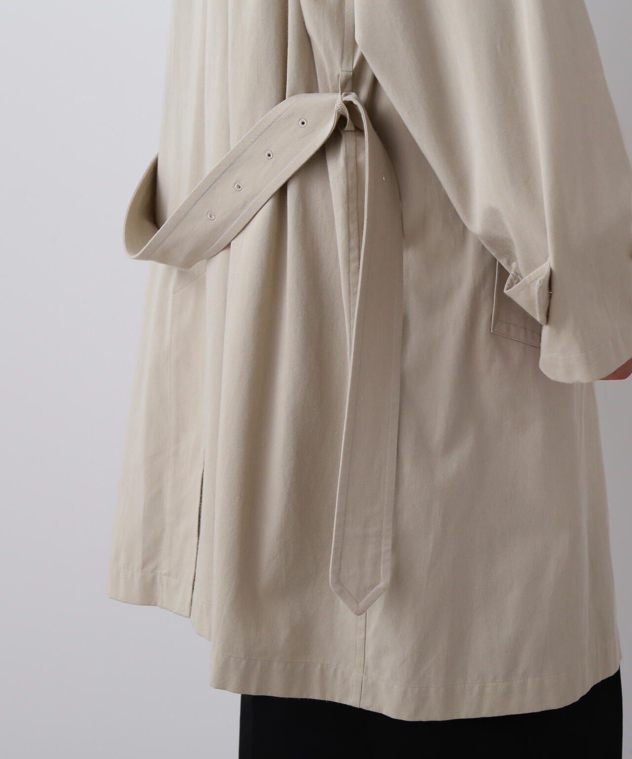 YLEVE / COTTON BREND CHAMBRAY COAT