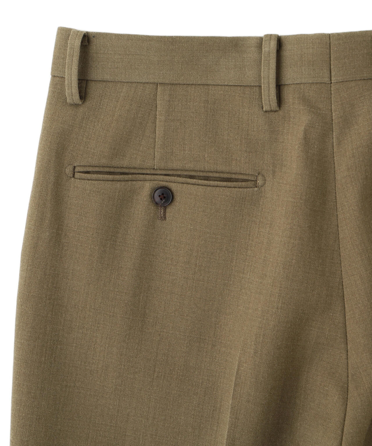 YLEVE / VINTAGE PIGMENTDYE WOOL TACK TROUSERS
