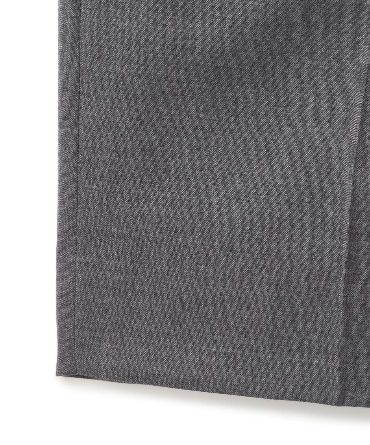YLEVE / SUPER120'S CHAMBRAY WOOL 3TACK TROUSERS
