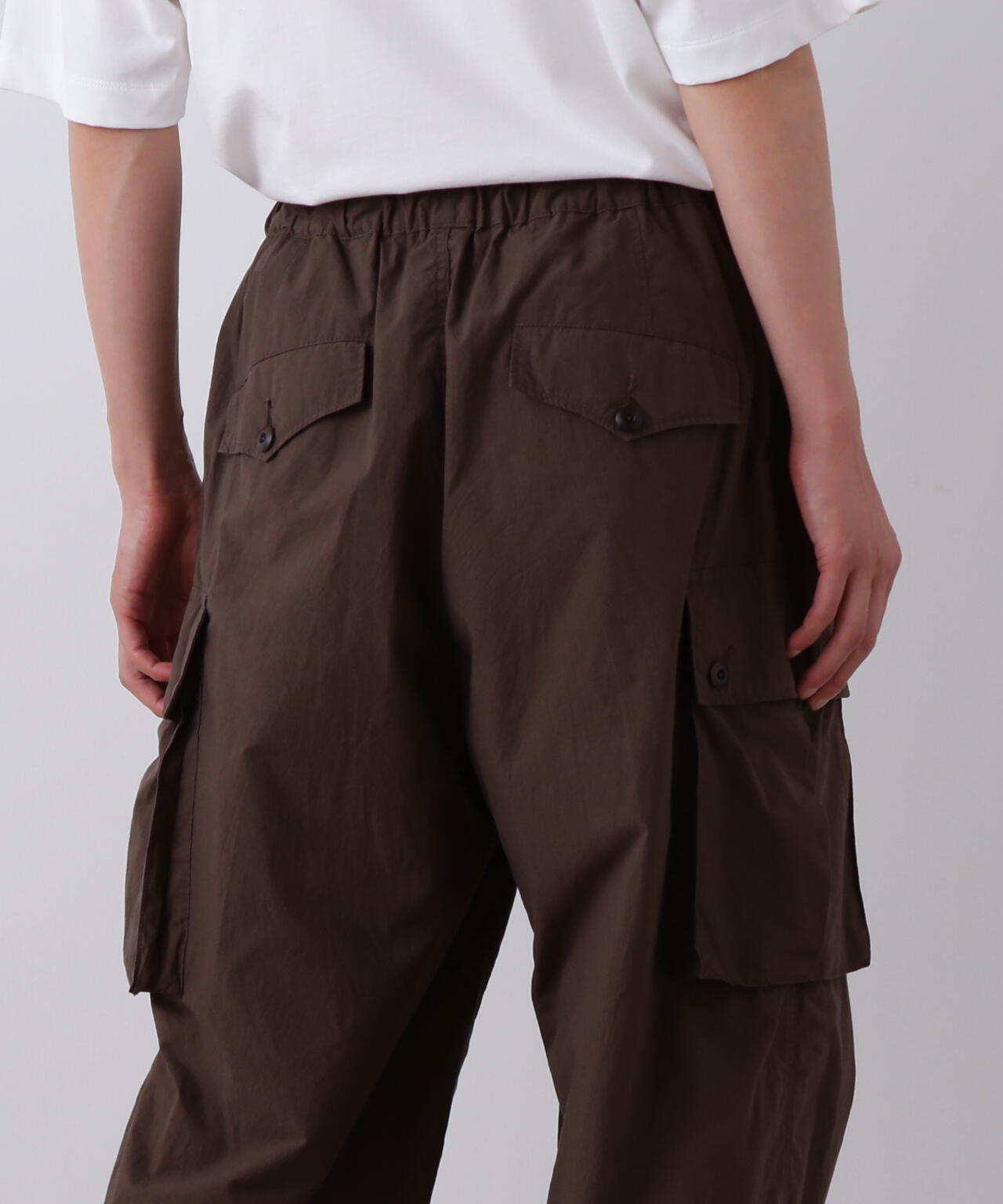 YLEVE / HIGH DENSITY TYPEWRITER COTTON CARGO PANTS