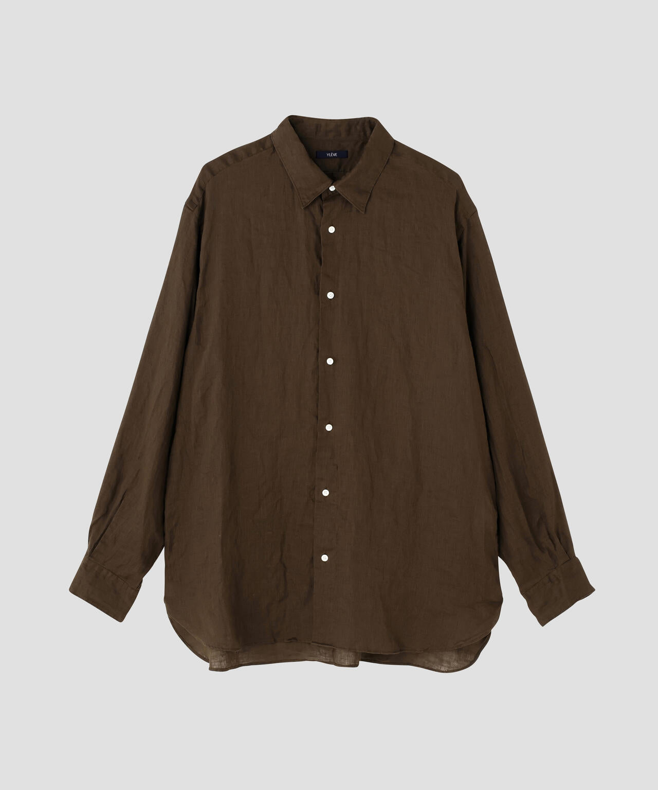 YLEVE / LINEN BROADCLOTH SHIRT