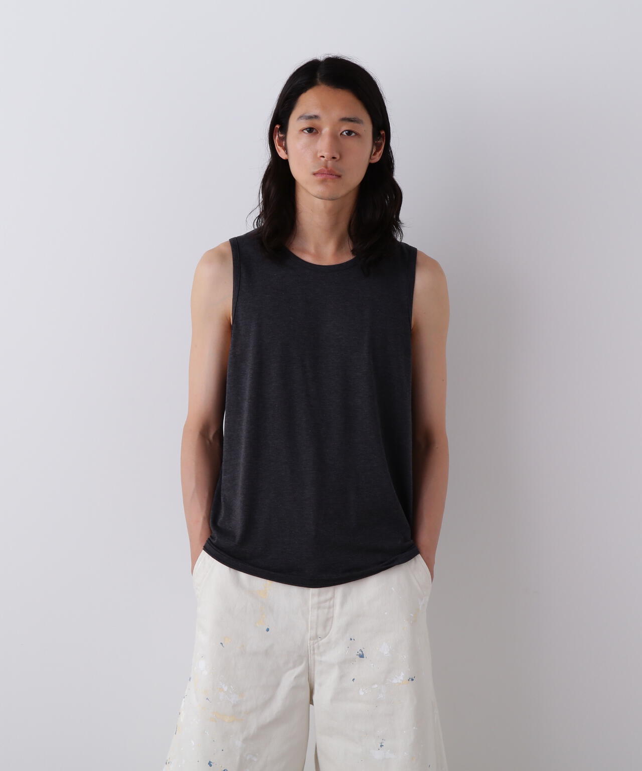 YLEVE / ELS GV COTTON SLEEVELESS PULLOVER