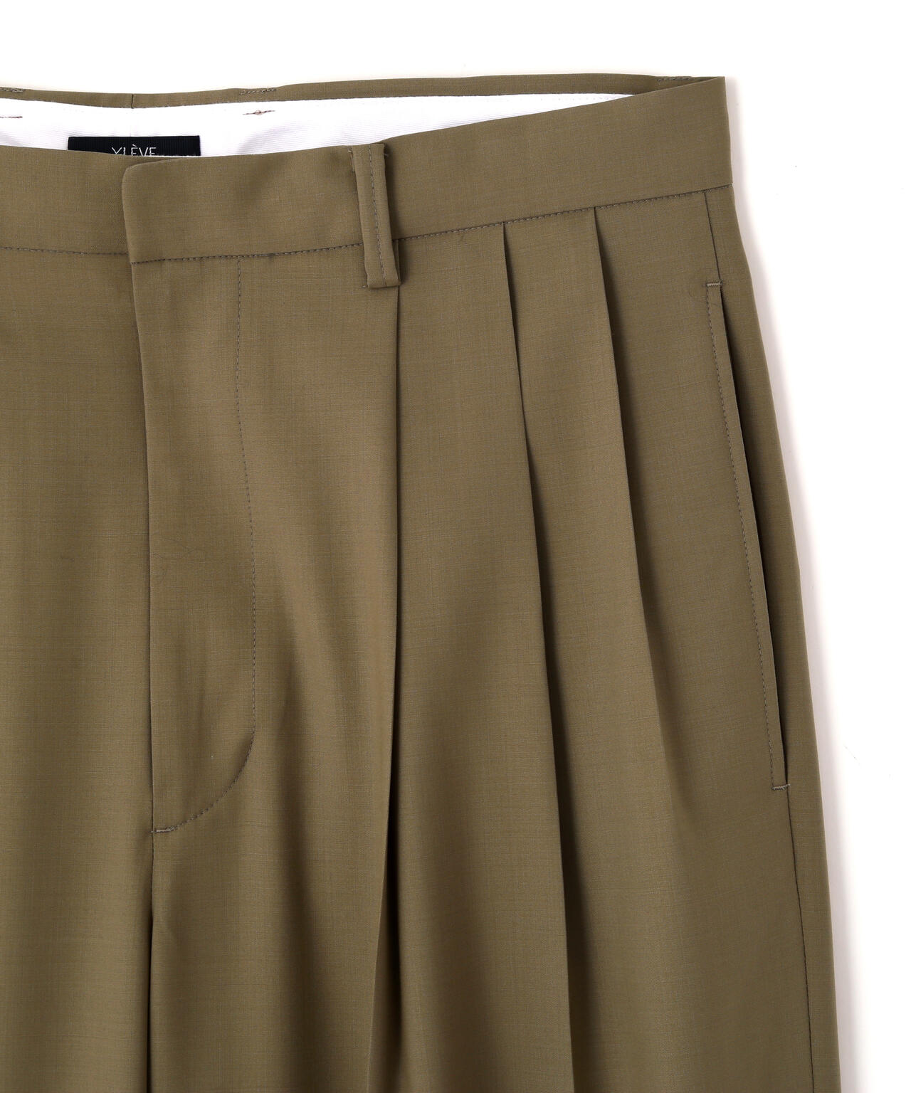 YLEVE / SUPER140's WOOL TROPICAL TROUSERS