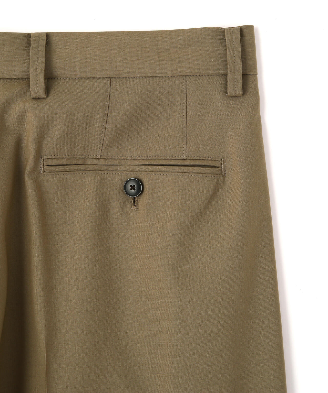 YLEVE / SUPER140's WOOL TROPICAL TROUSERS