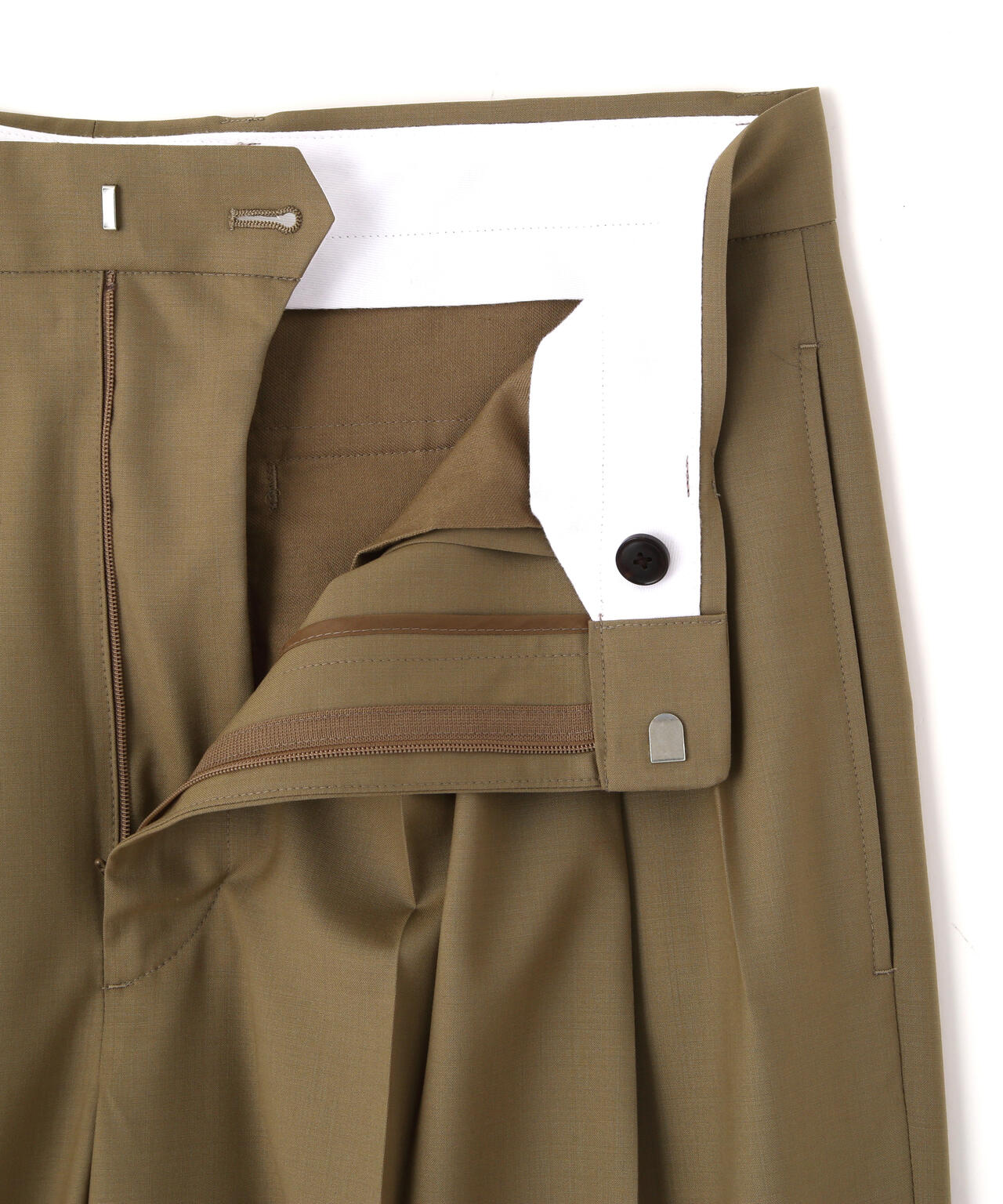 YLEVE / SUPER140's WOOL TROPICAL TROUSERS