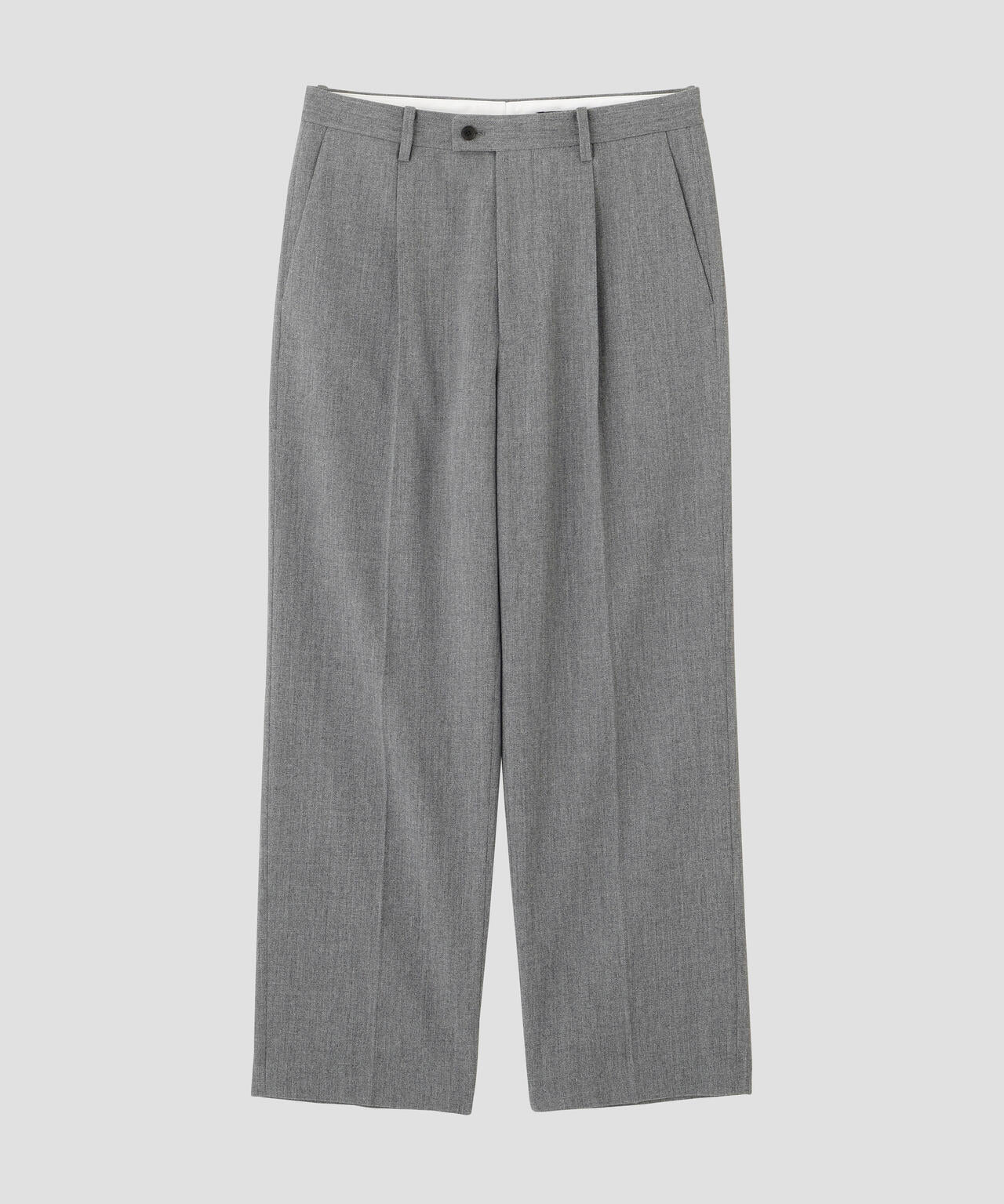 YLEVE / ROUGH WOOL TROUSERS
