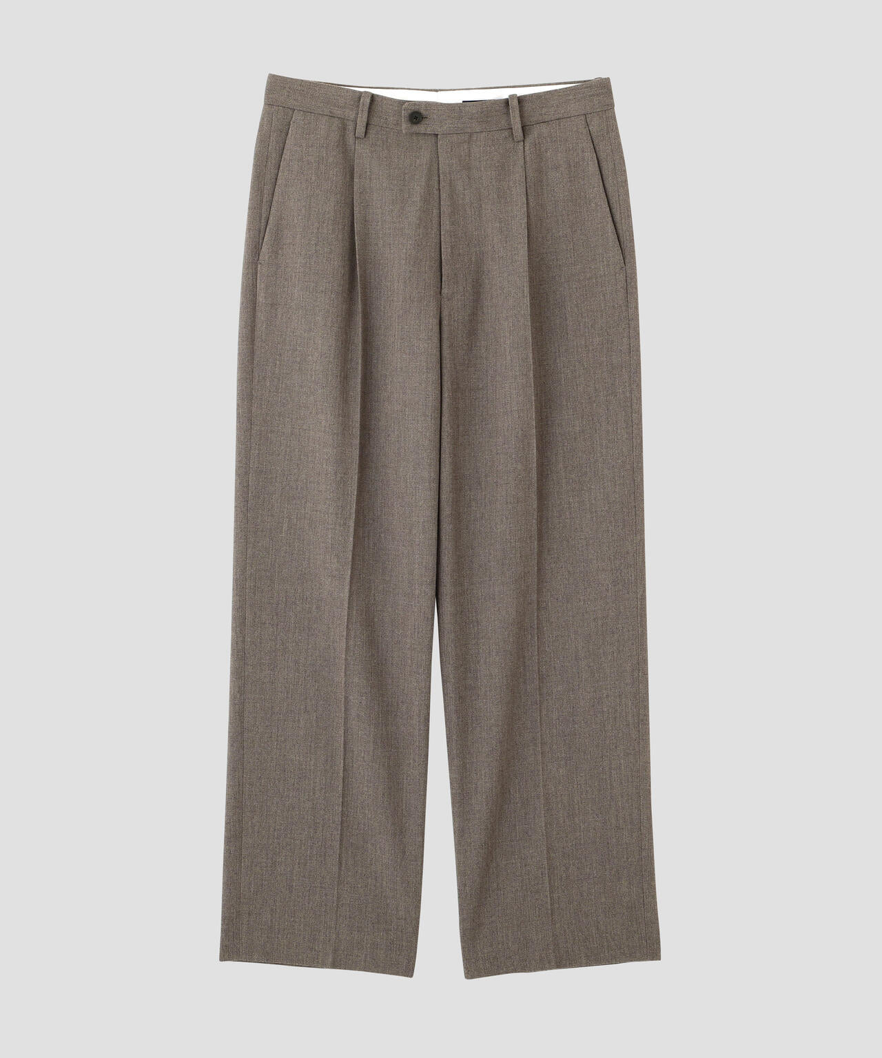YLEVE / ROUGH WOOL TROUSERS