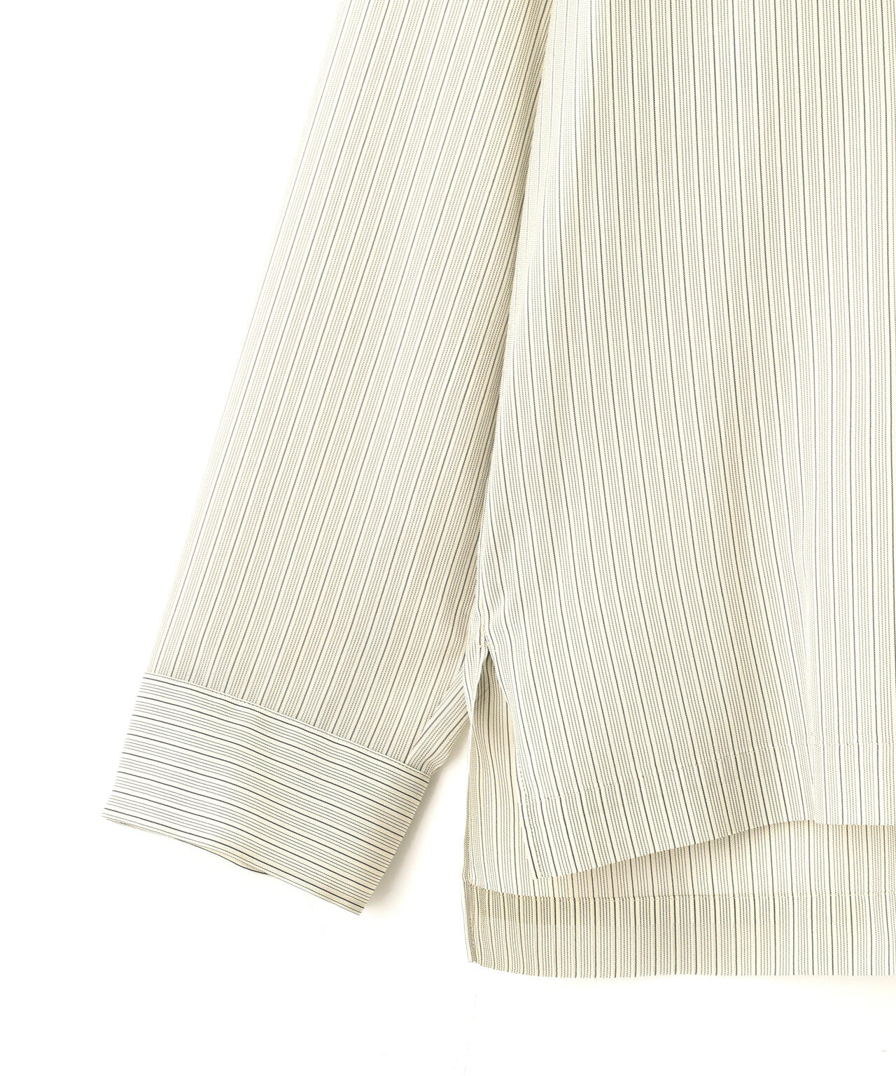 YLEVE / ACETATE CUPRO STRIPE PJ SHIRT