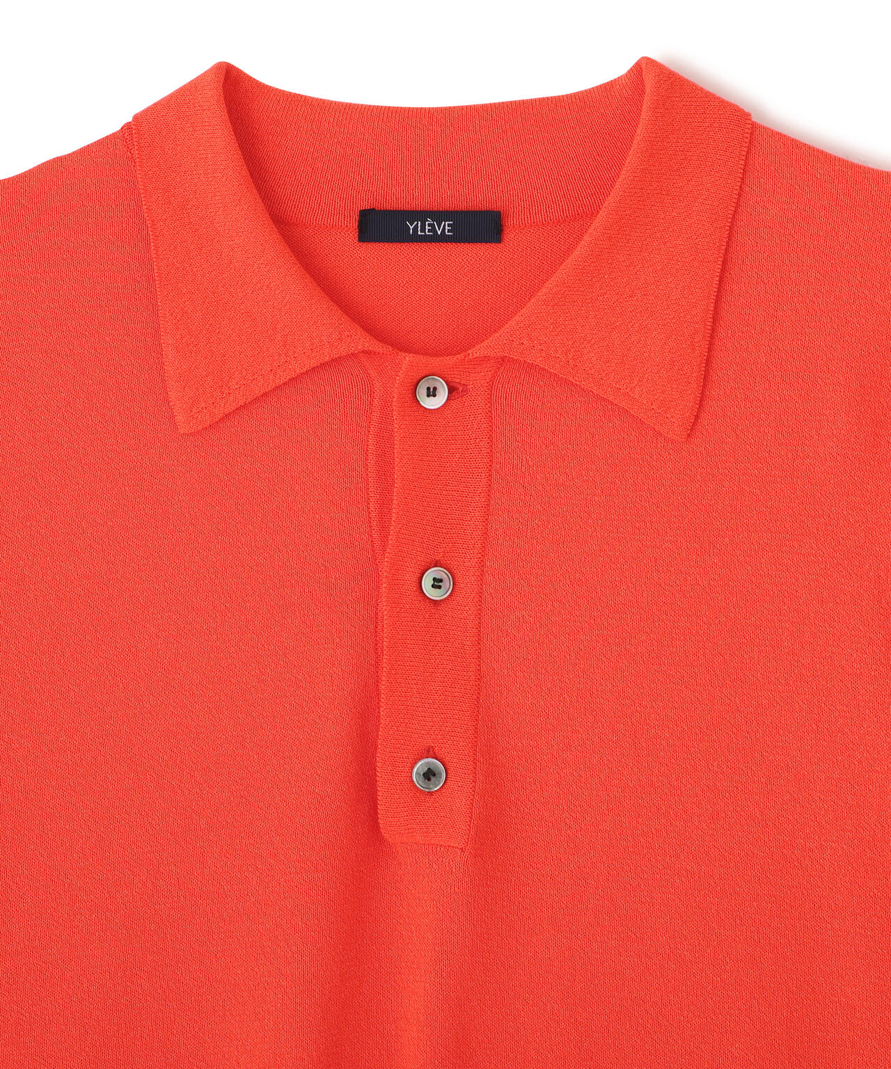 YLEVE / WASHI COTTON PAPER KNIT POLO
