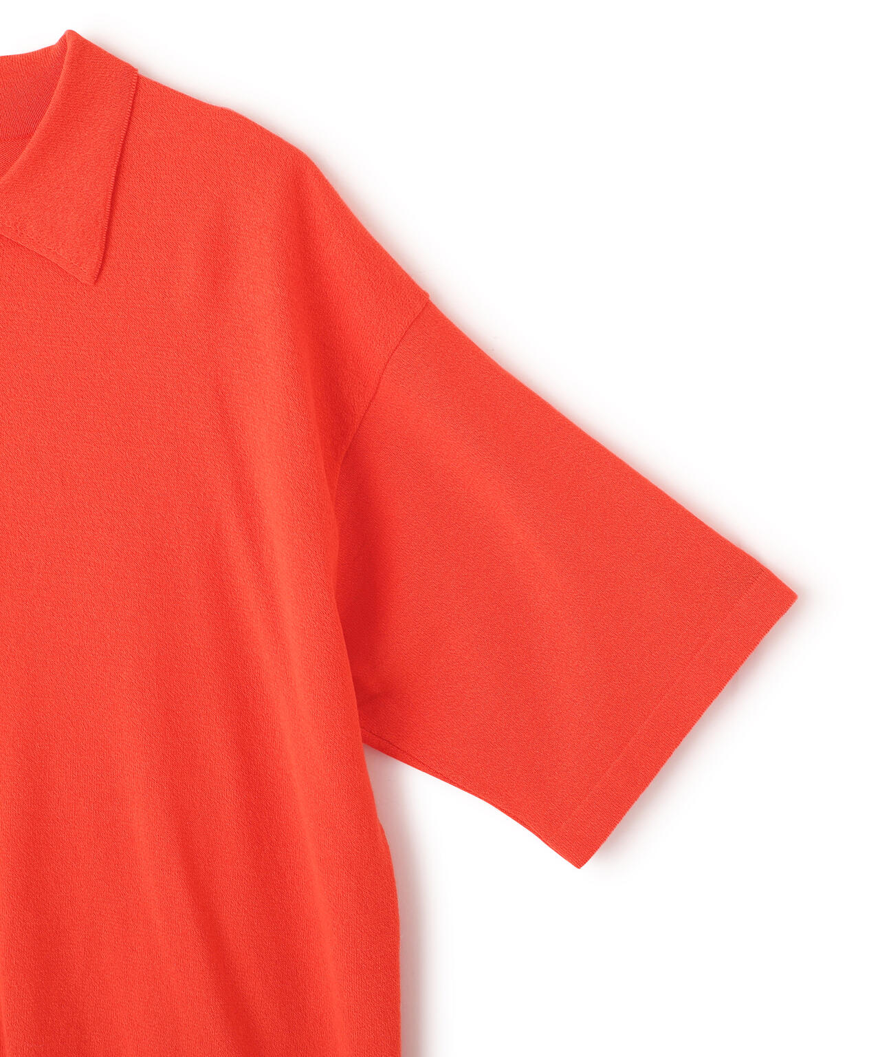 YLEVE / WASHI COTTON PAPER KNIT POLO