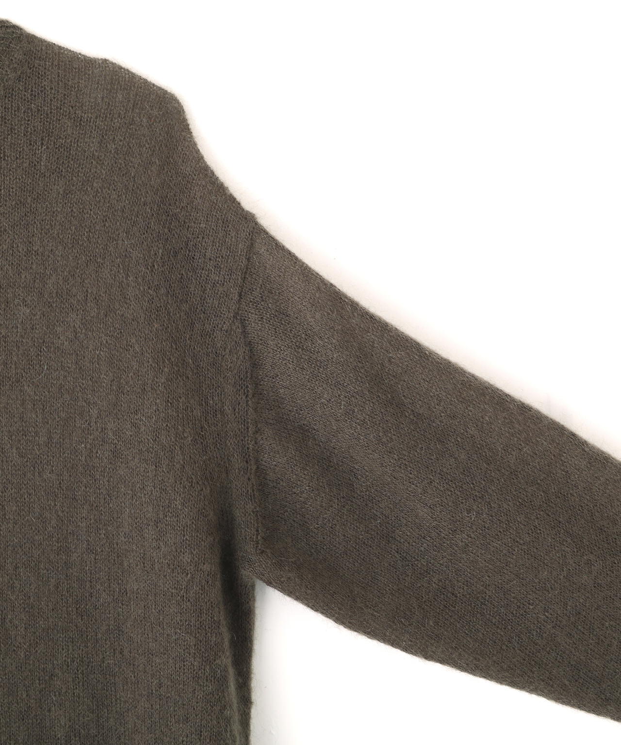 YLEVE / SUPER KID MOHAIR HENRY NECK KNIT