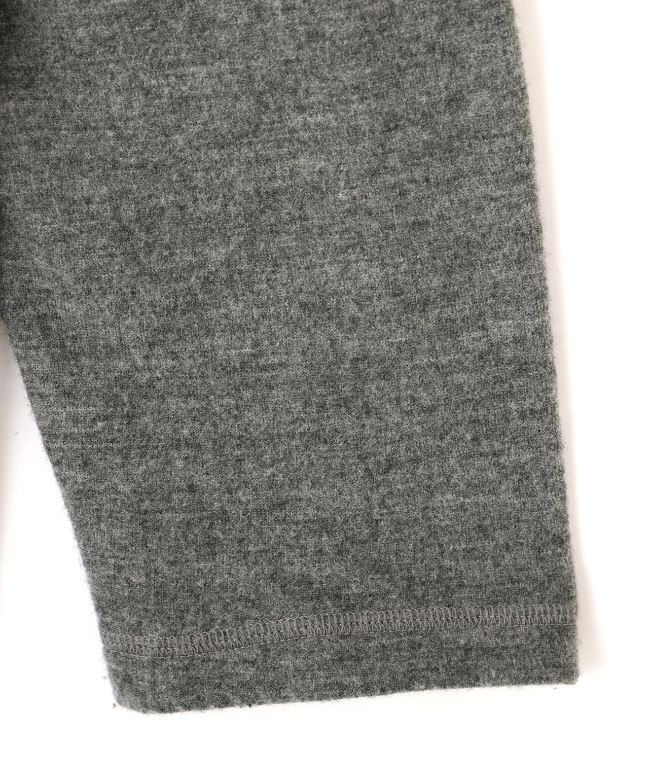 YLEVE / ULTRAFINE MERINO MILLED WOOL KNIT HALF-ZIP PULLOVER