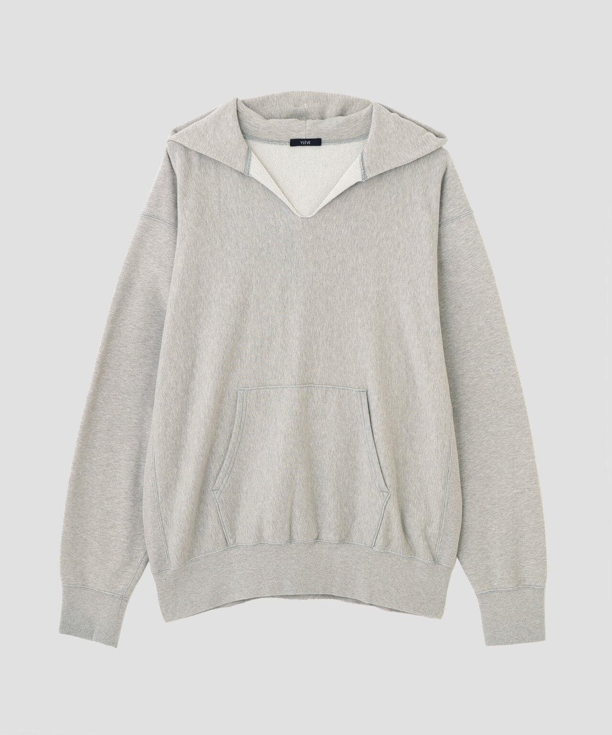 YLEVE / SUN-FADED COTTON SWEAT HOODIE