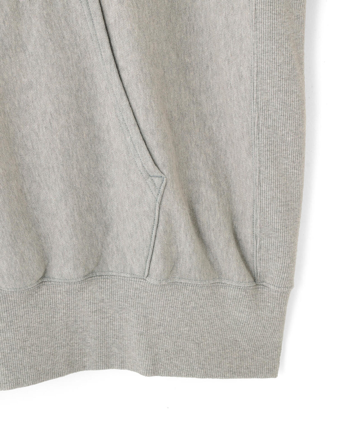 YLEVE / SUN-FADED COTTON SWEAT HOODIE