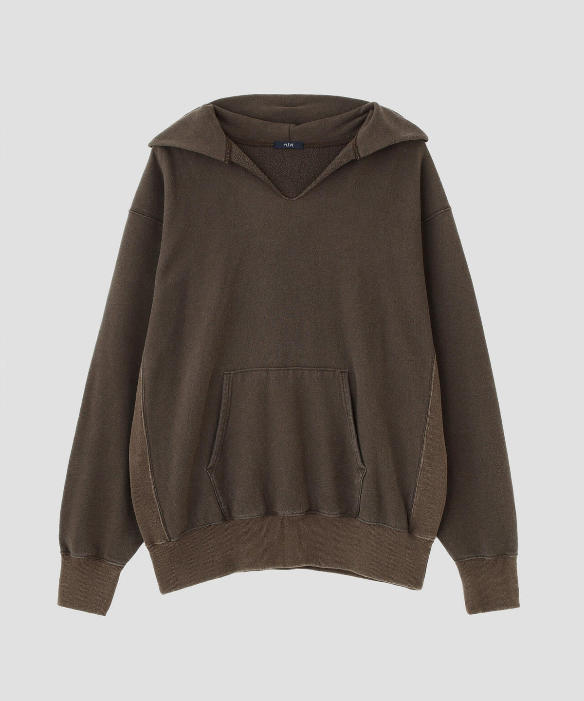 YLEVE / SUN-FADED COTTON SWEAT HOODIE