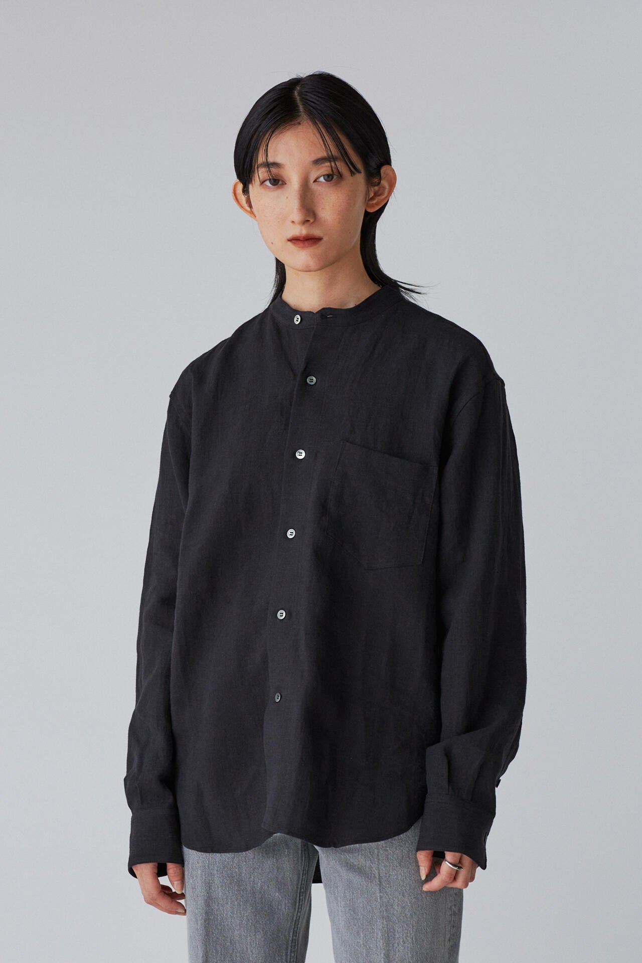 THE LIBRARY / [UNISEX] LINEN SHIRT